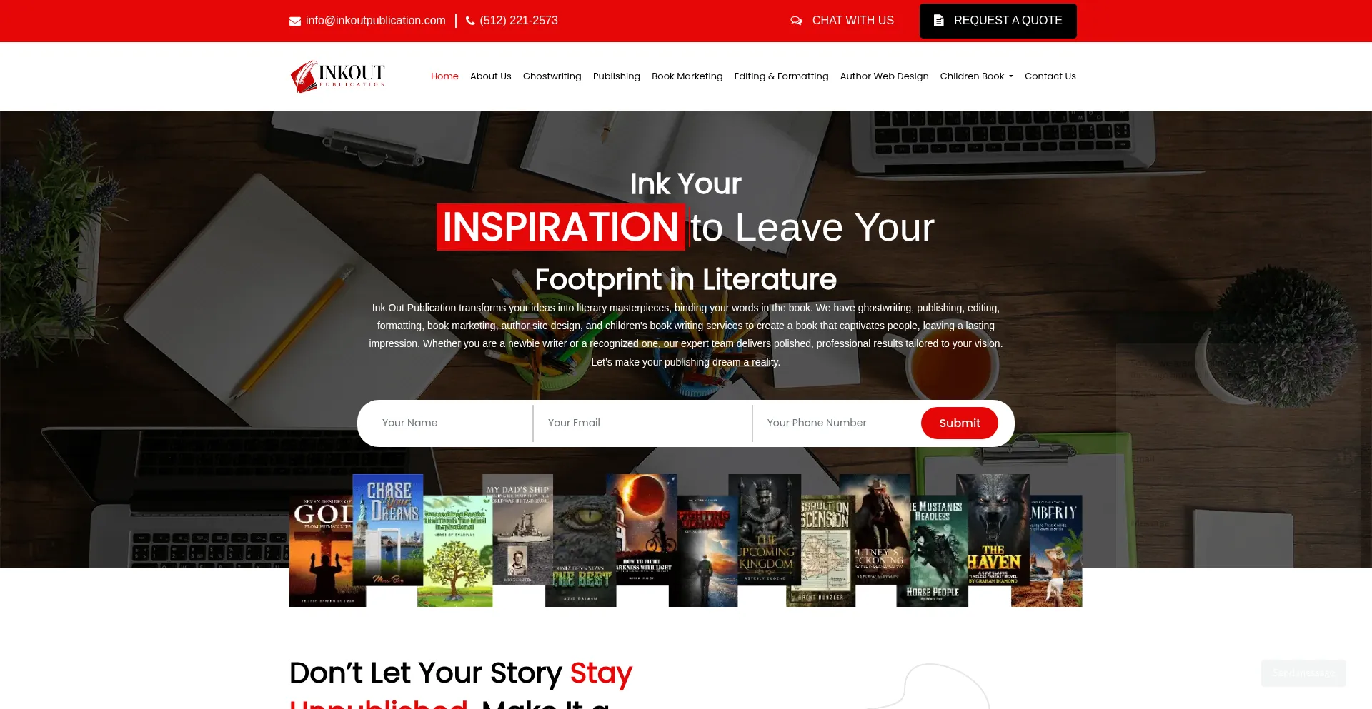 Inkoutpublication.com Screenshot