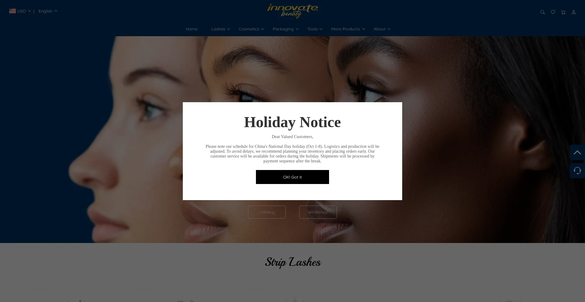 Innovate-beauty.com Screenshot