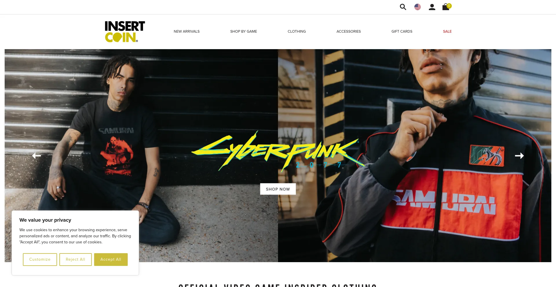 Insertcoinclothing.com é Seguro e Confiável?