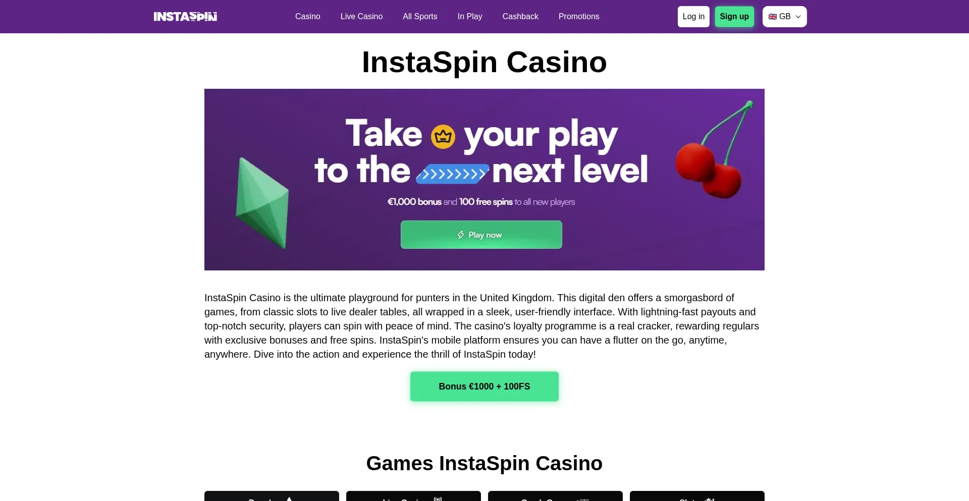 Insta-spin.uk é Seguro e Confiável?