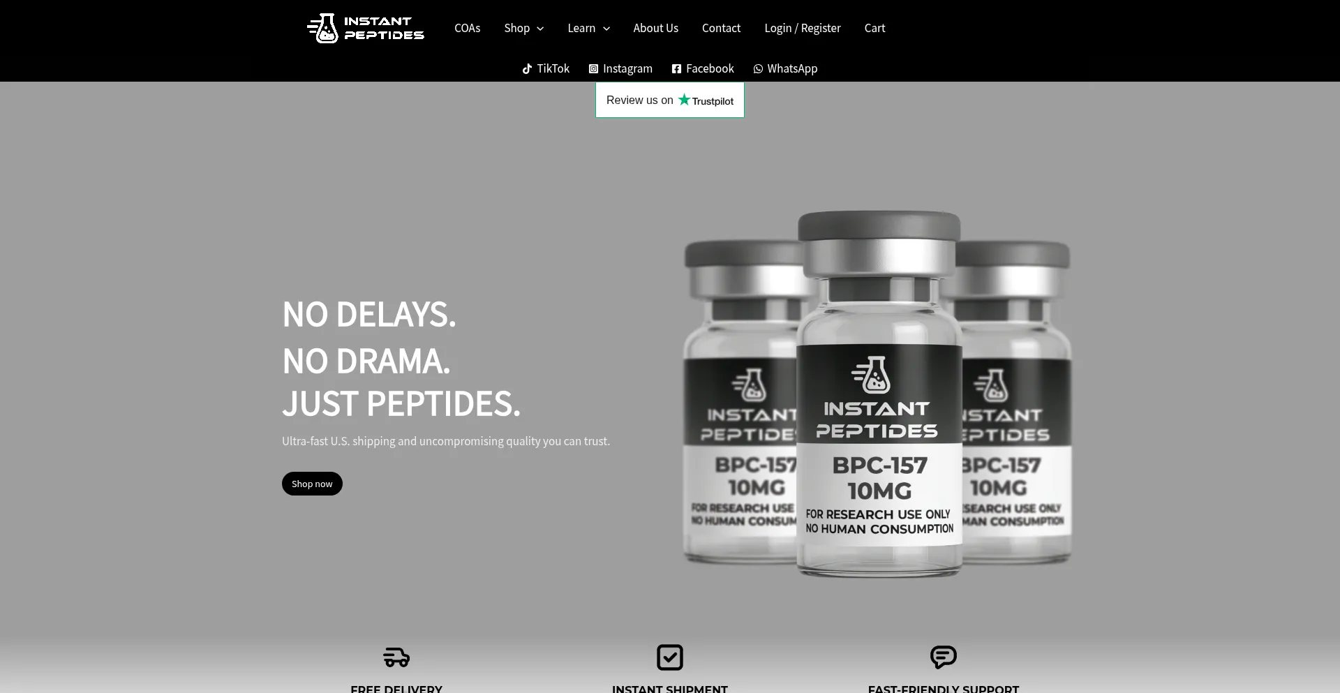 Instantpeptides.com é Seguro e Confiável?