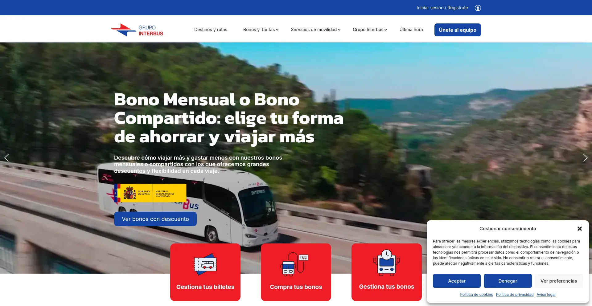 Interbus.es Screenshot