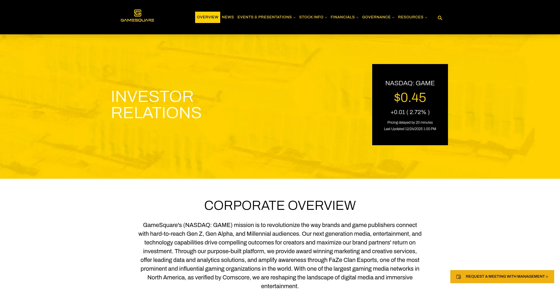 Investors.gamesquare.com