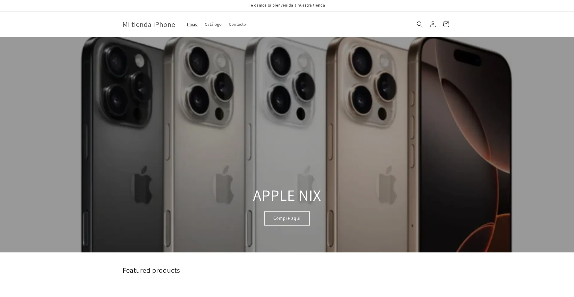 Website screenshot of Iphonedevices.myshopify.com