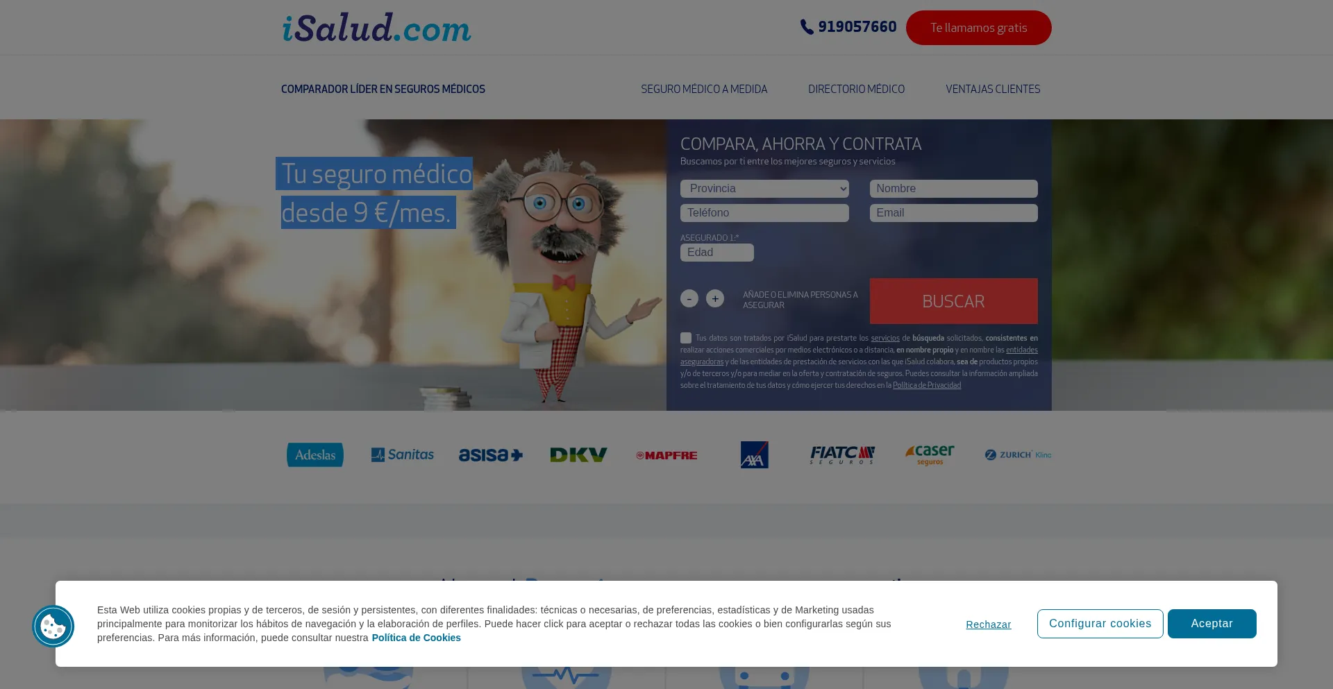 Isalud.com Screenshot