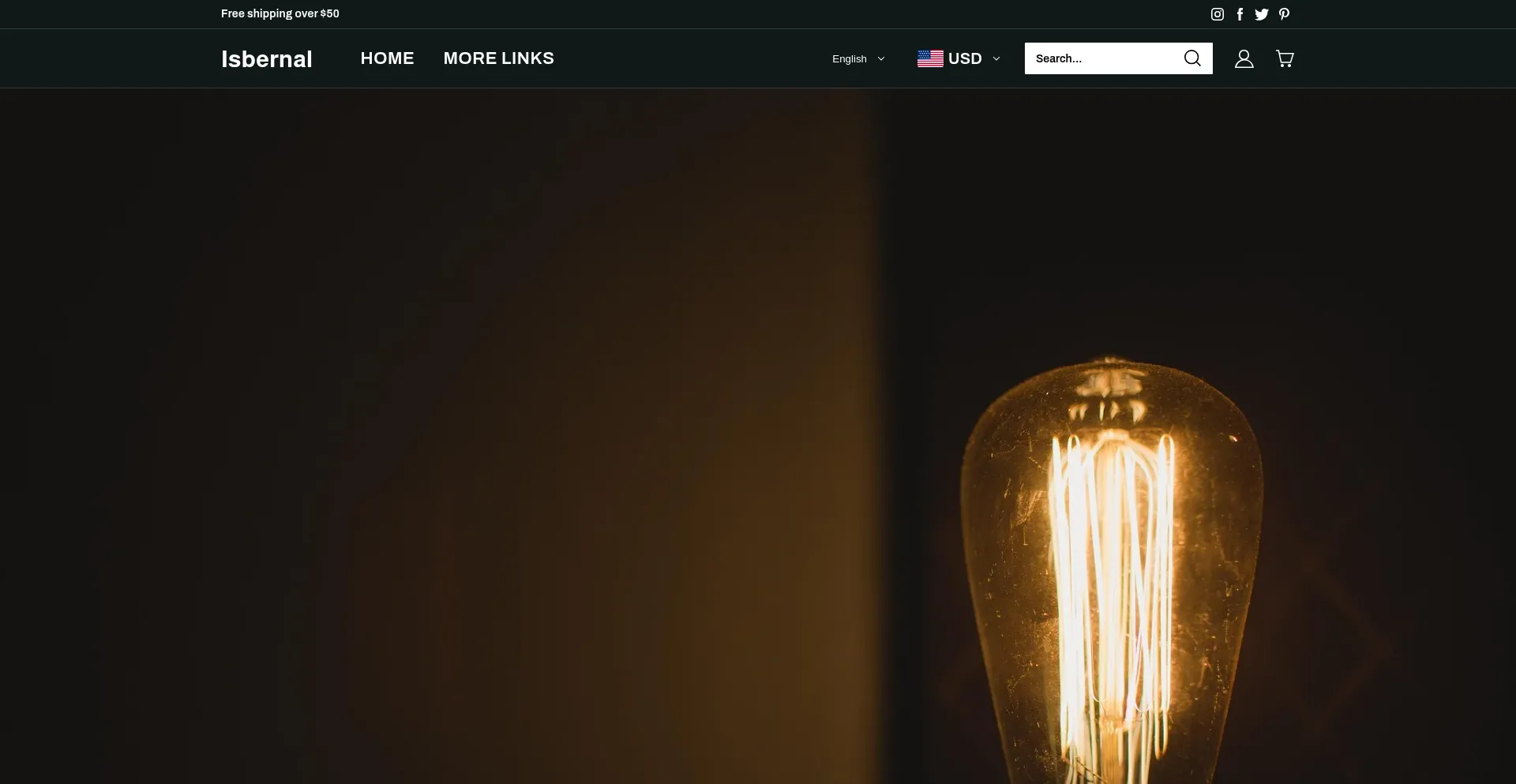 Website screenshot of Isbernal.com