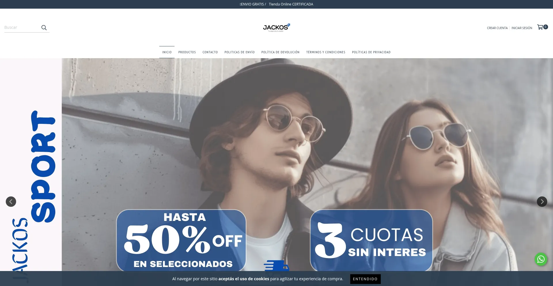 Jackossport.mitiendanube.com é Seguro e Confiável?