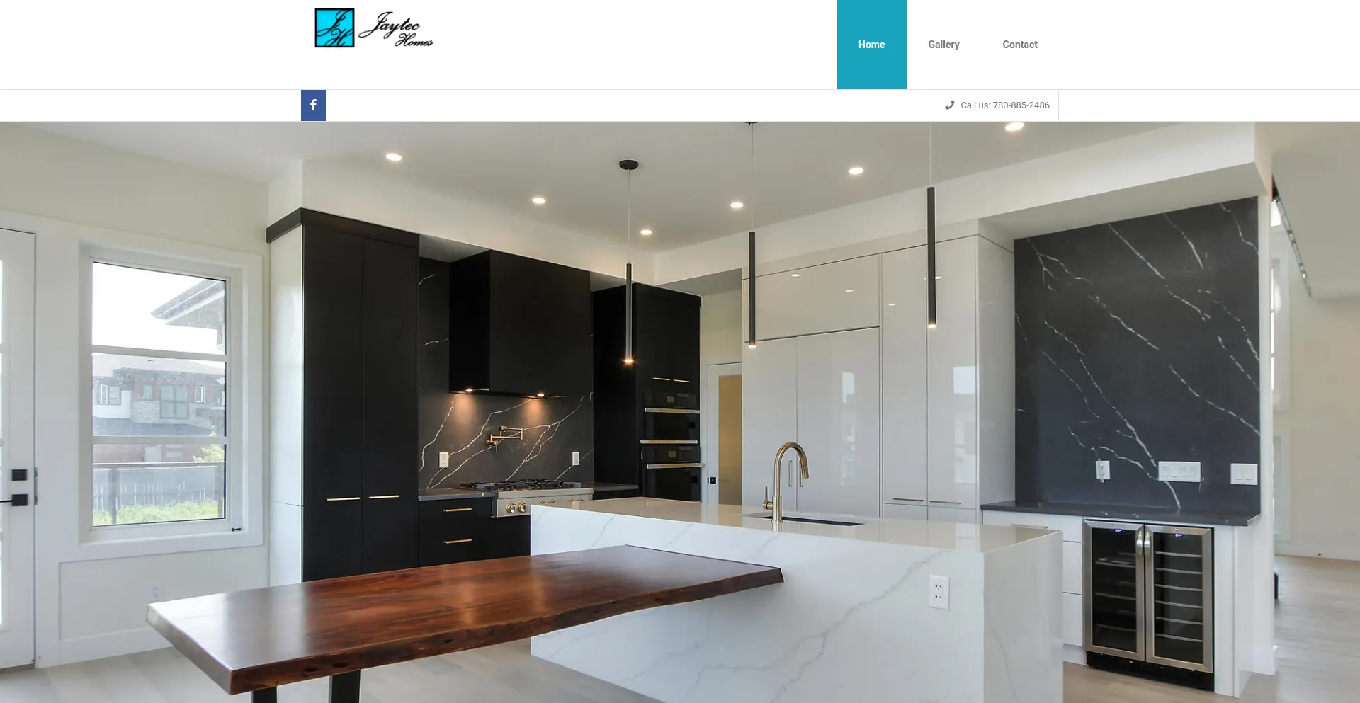 Website screenshot of Jaytechomes.com