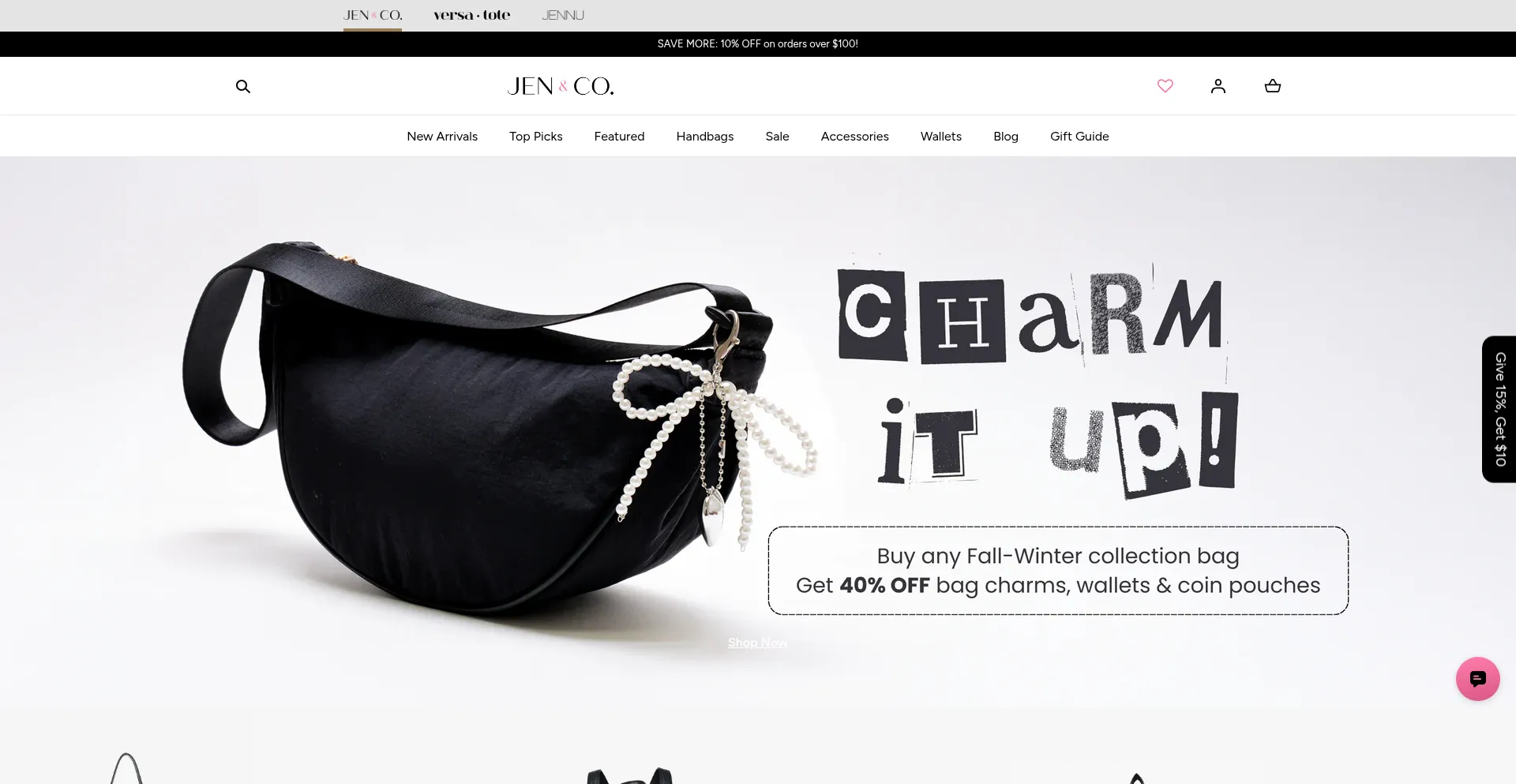 Jencohandbag.com Screenshot