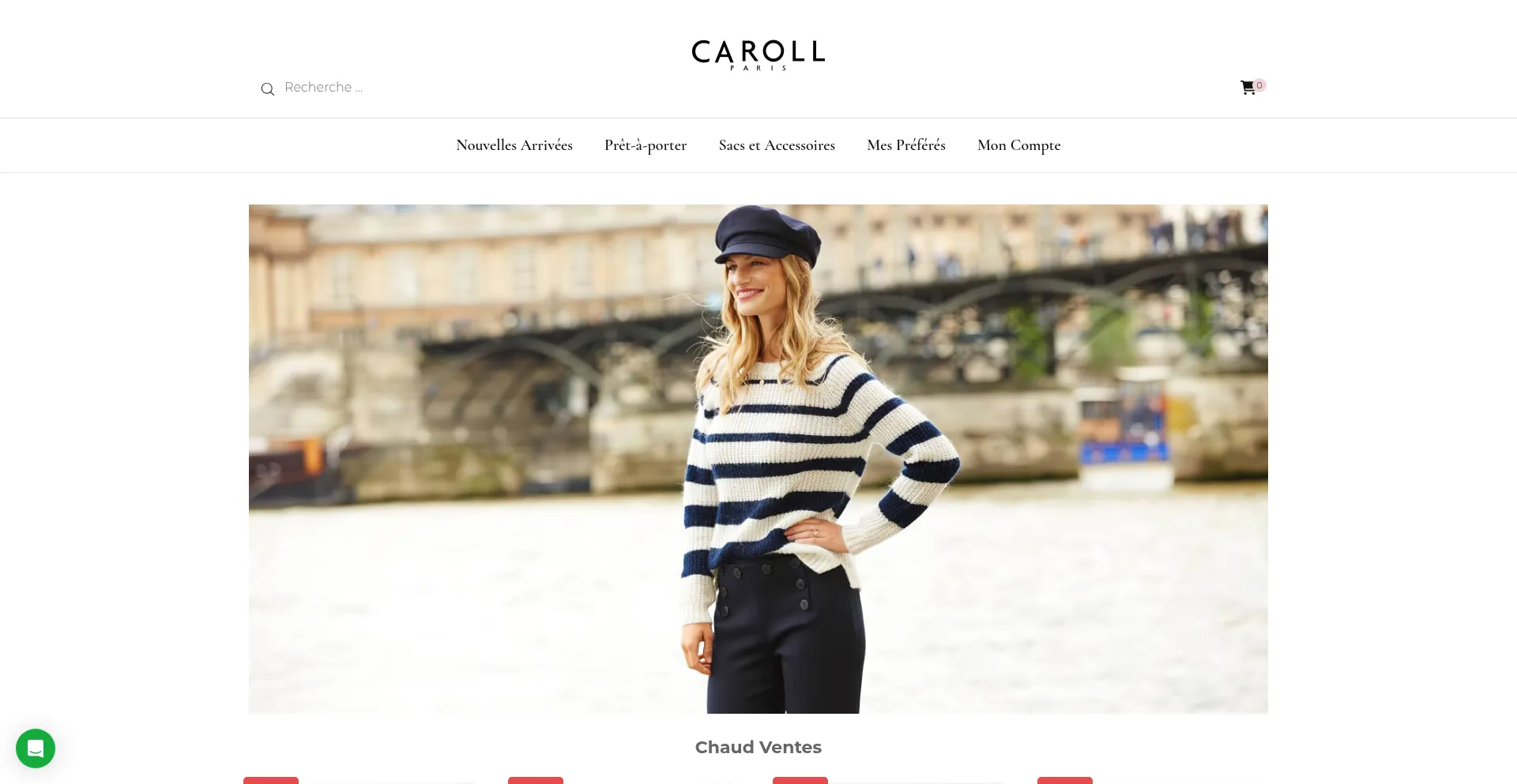 Website screenshot of Jerinormandin.shop