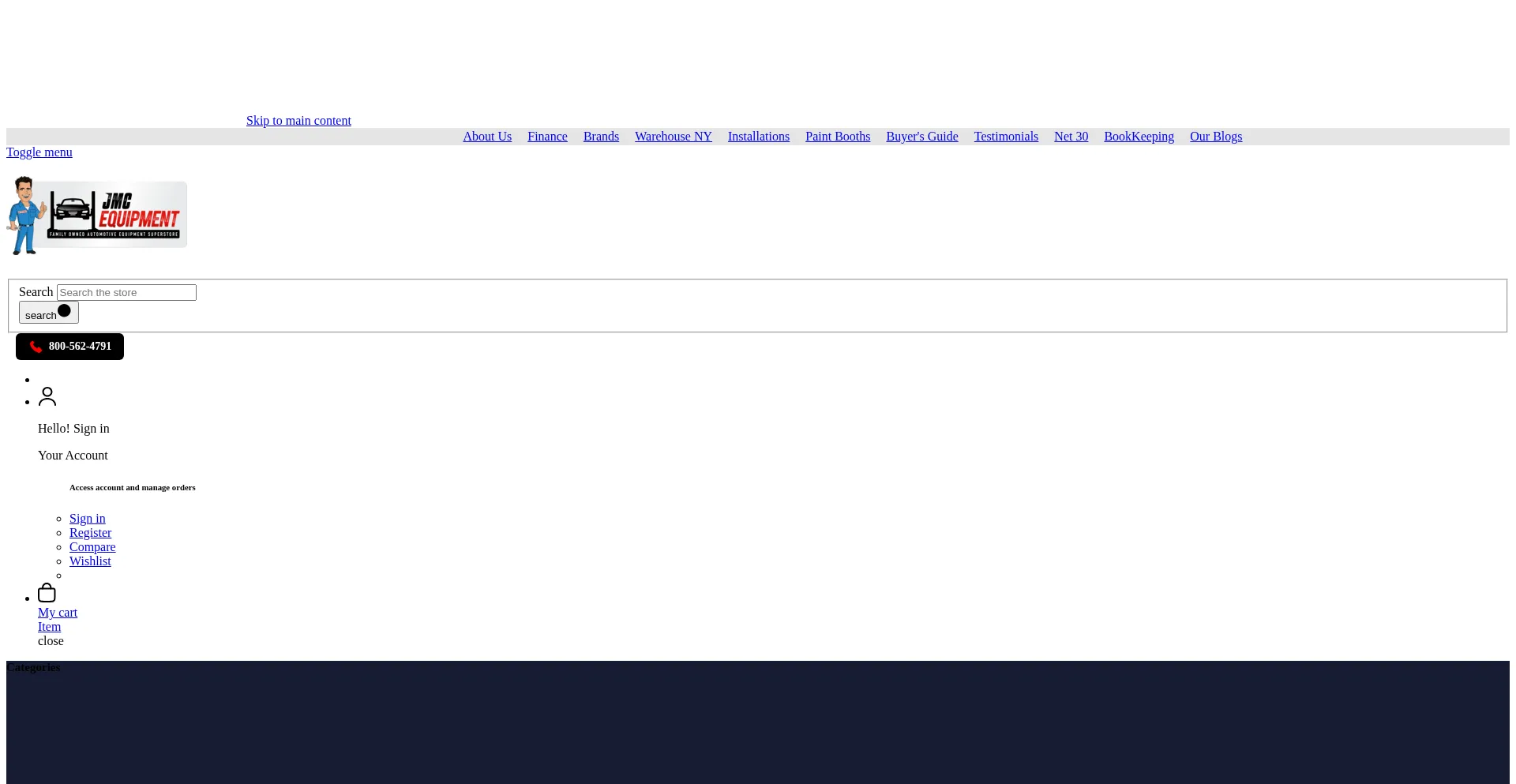 Website screenshot of Jmcautomotiveequipment.com