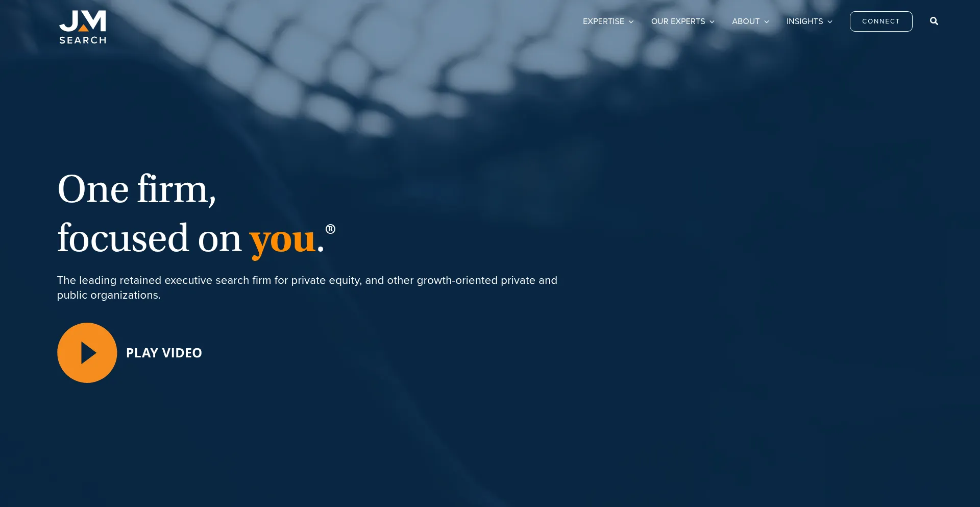 Website screenshot of Jmsearch.com