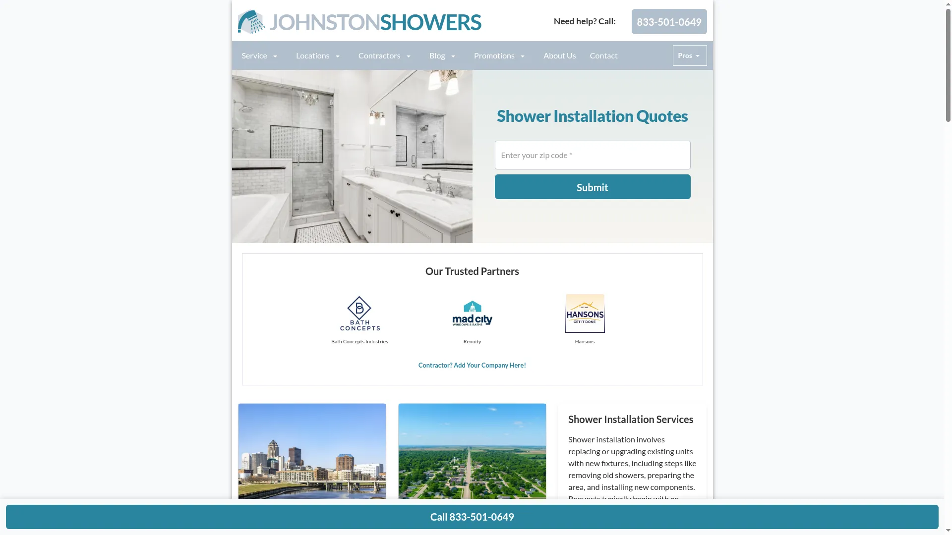 Johnstonshowers.com
