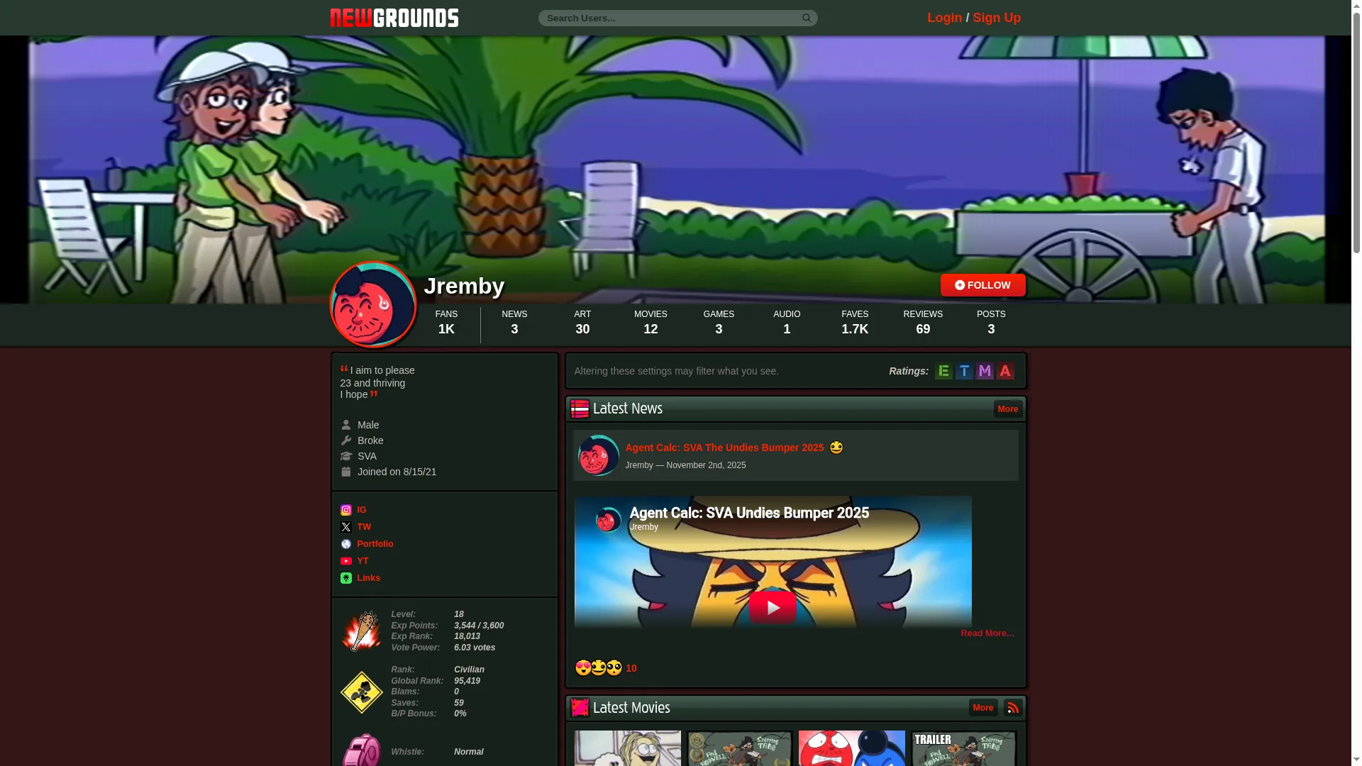 Jremby.newgrounds.com