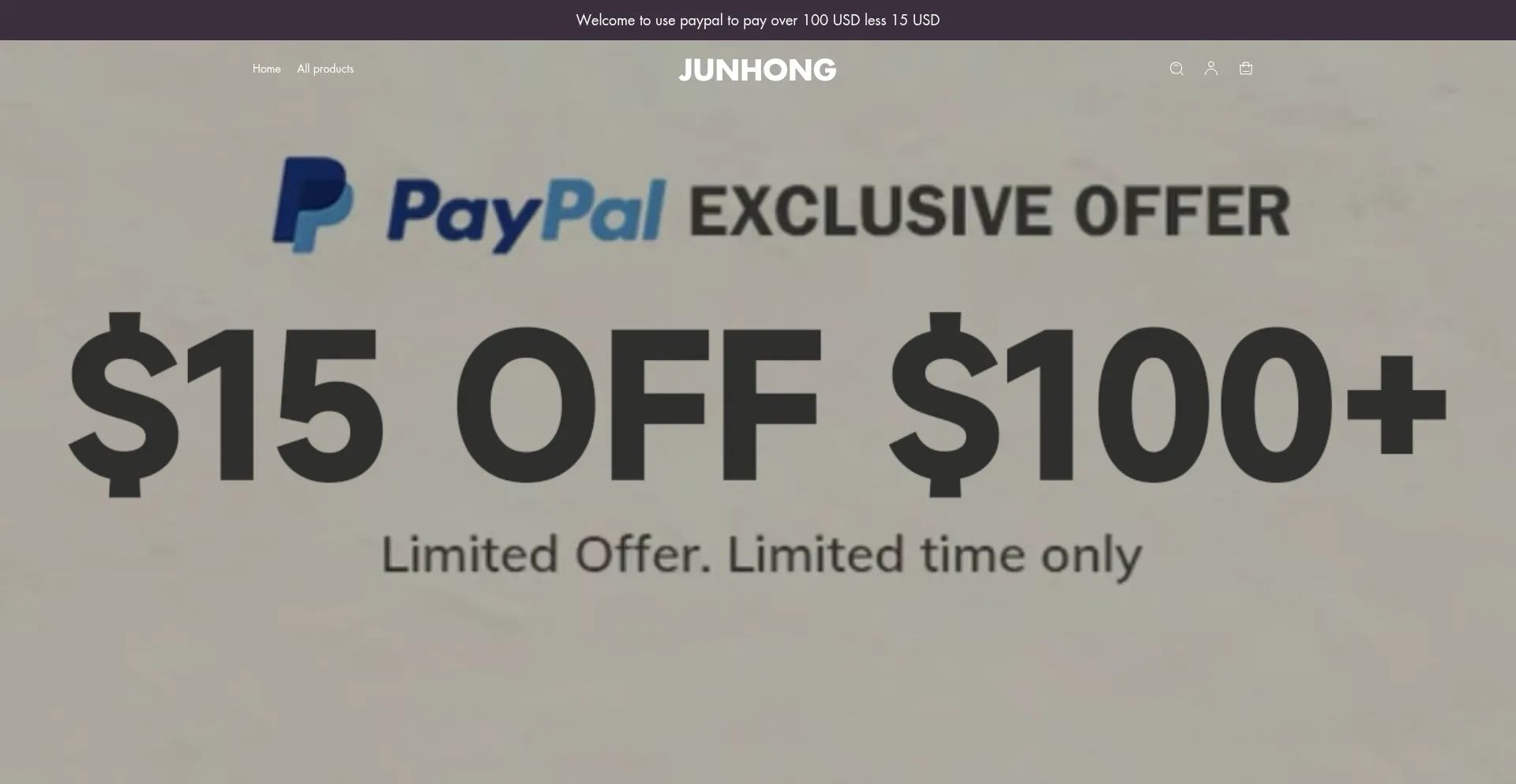 Junhongteches.com Screenshot