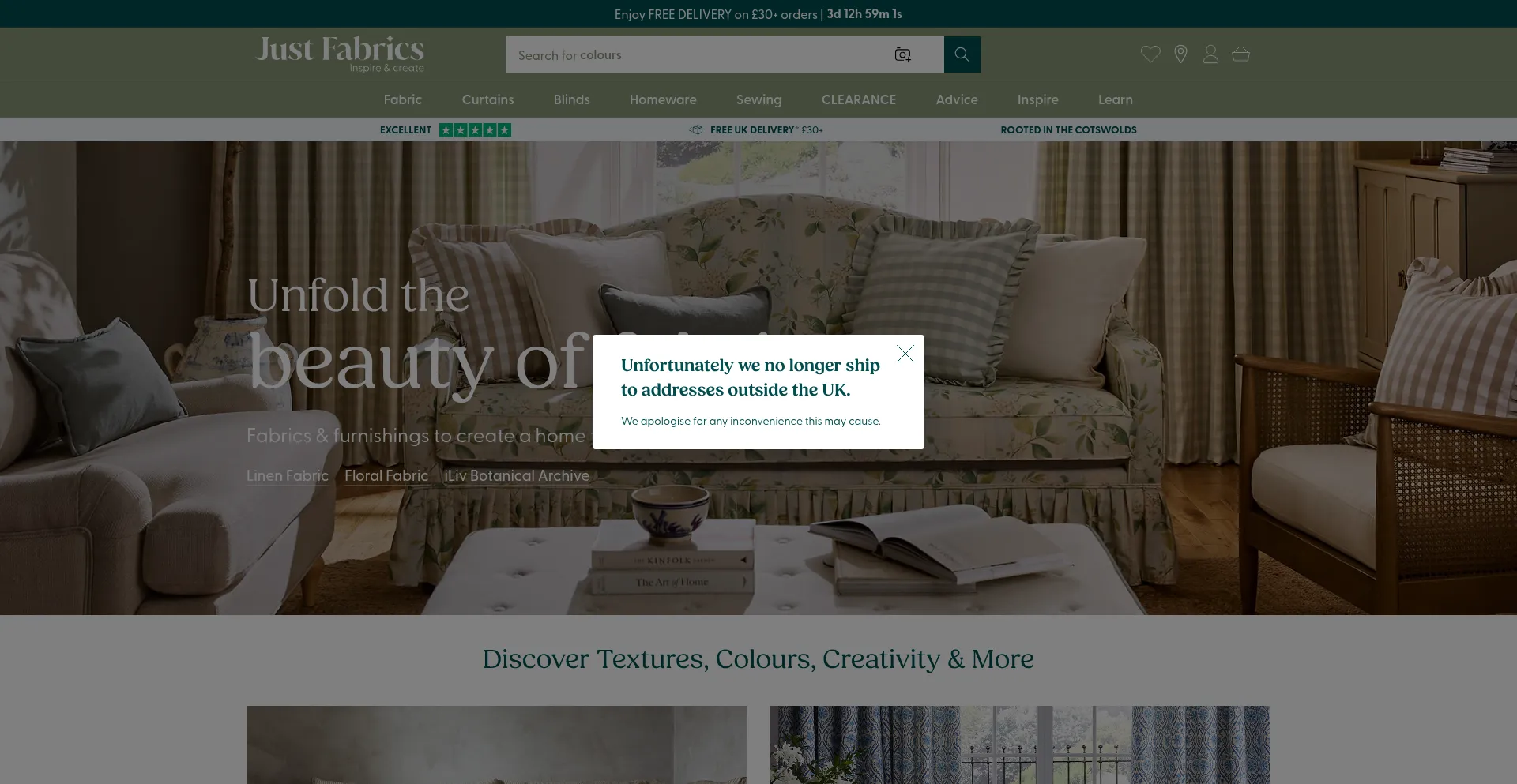 Justfabrics.co.uk