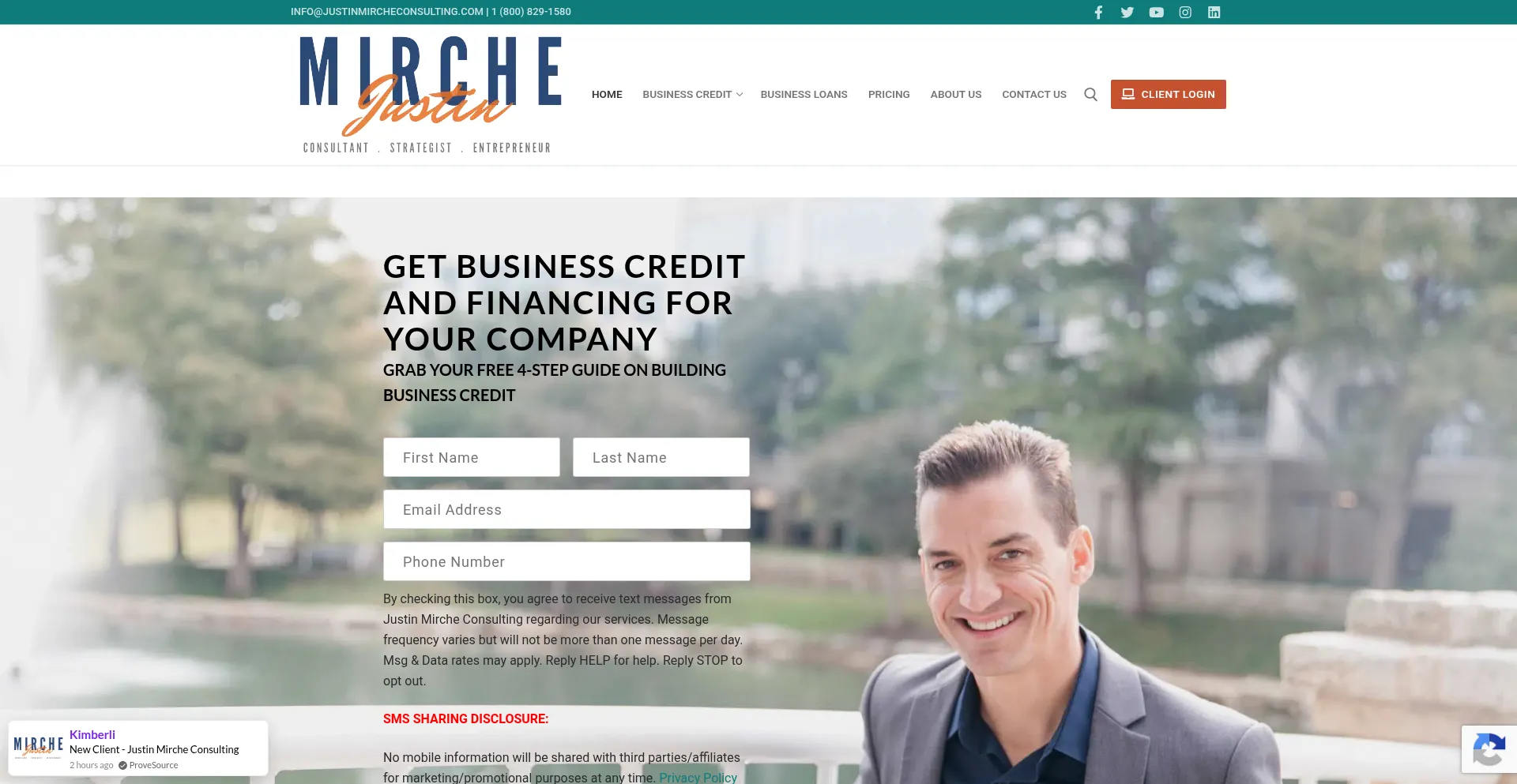 Justinmircheconsulting.com