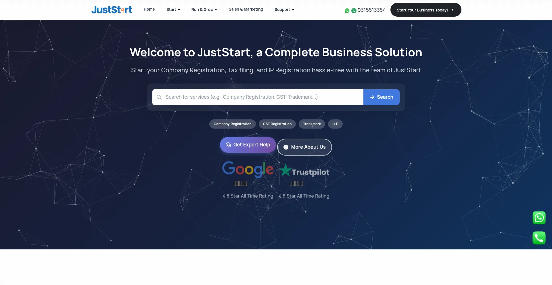 Juststart.co.in é Seguro e Confiável?