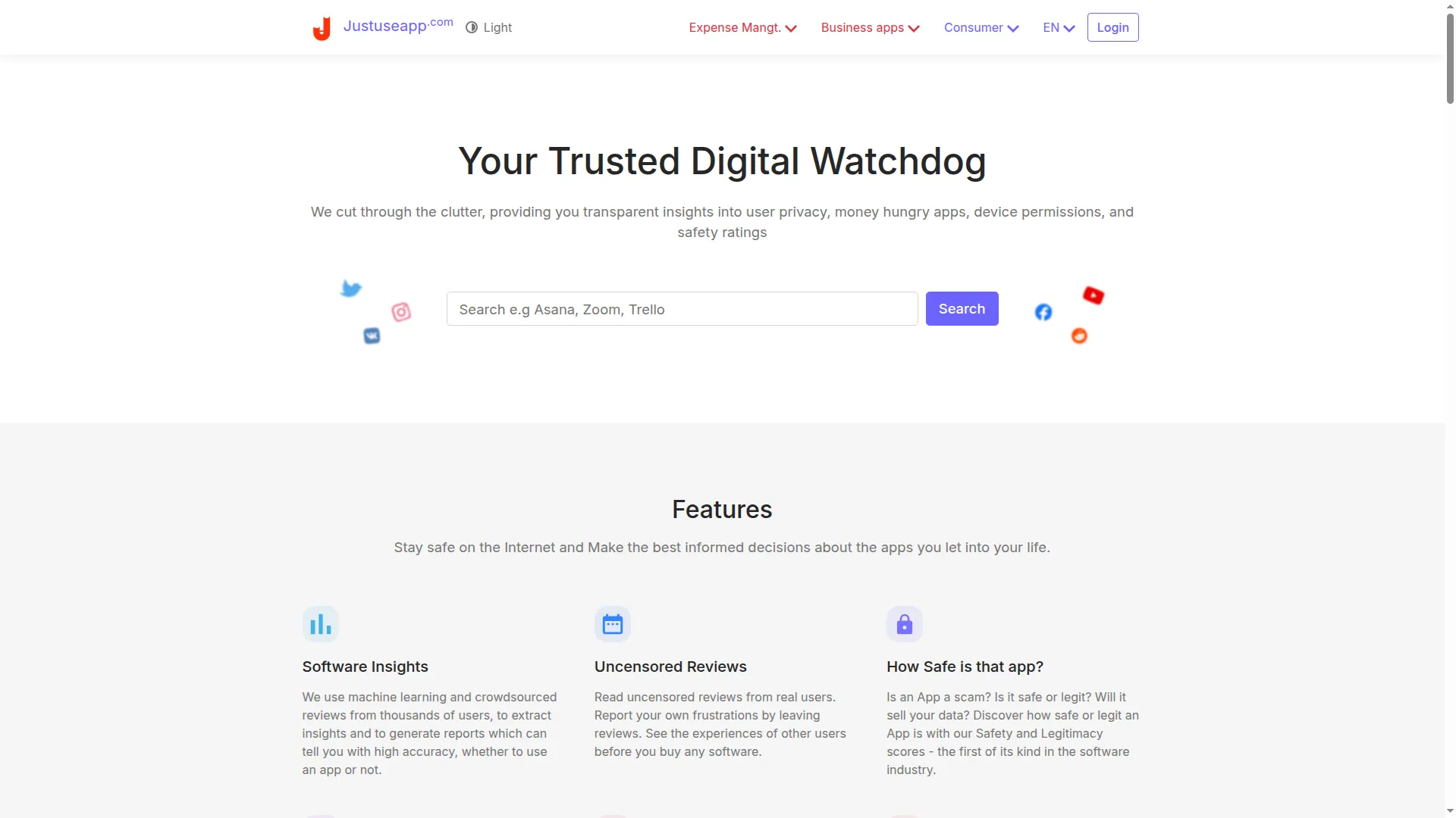 Justuseapp.com