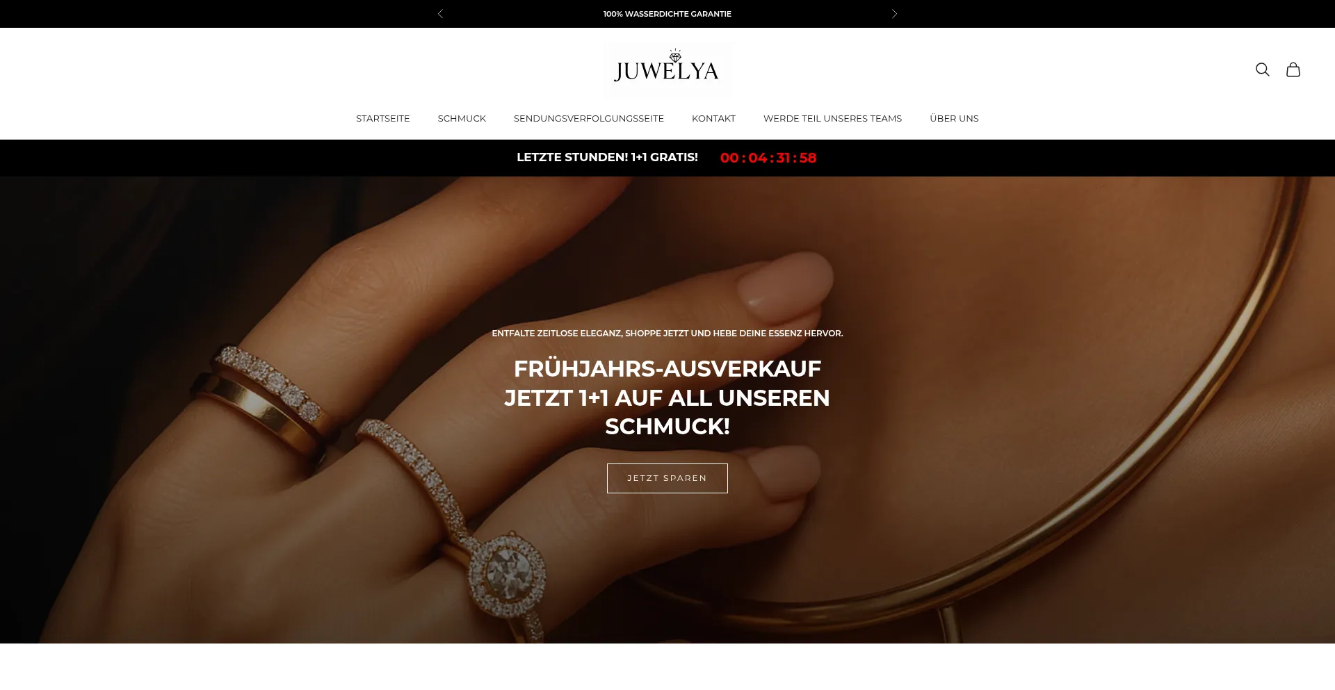 Website screenshot of Juwelya.com