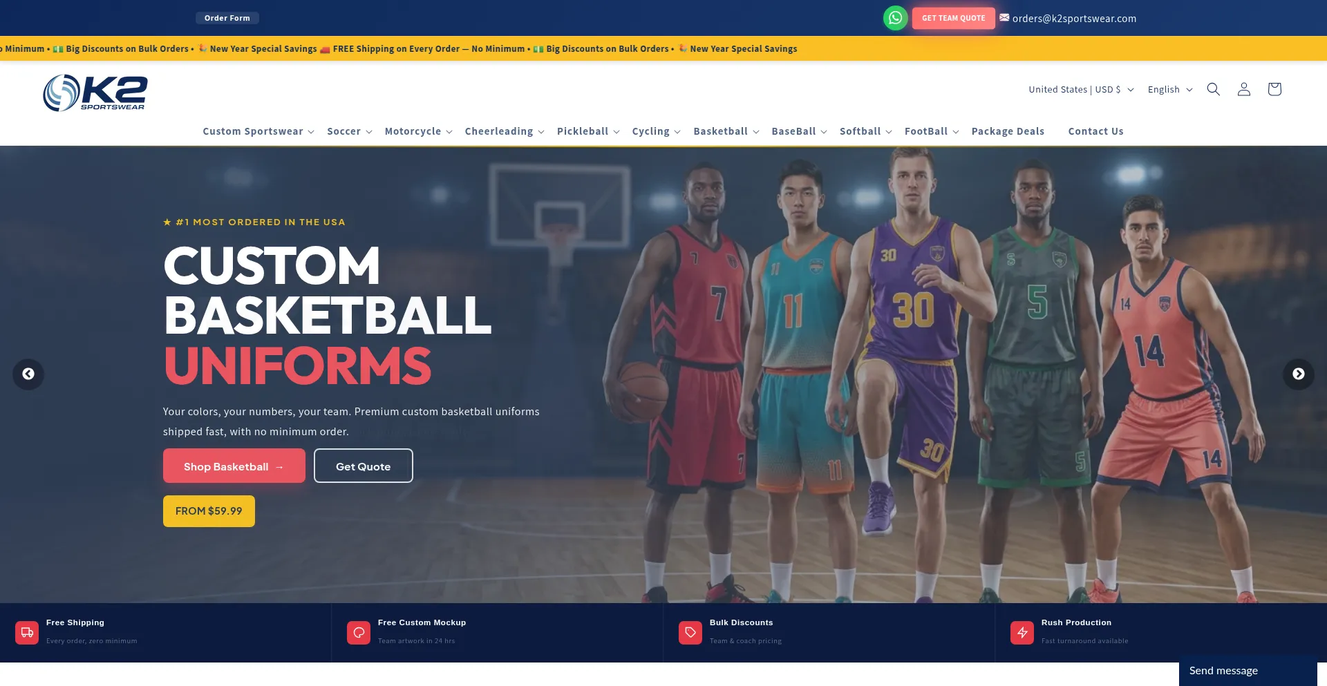 K2sportswear.com