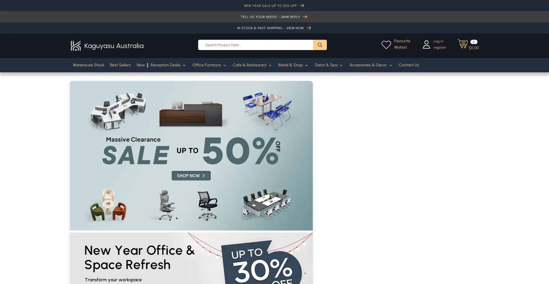 Website screenshot of Kaguyasuau.com