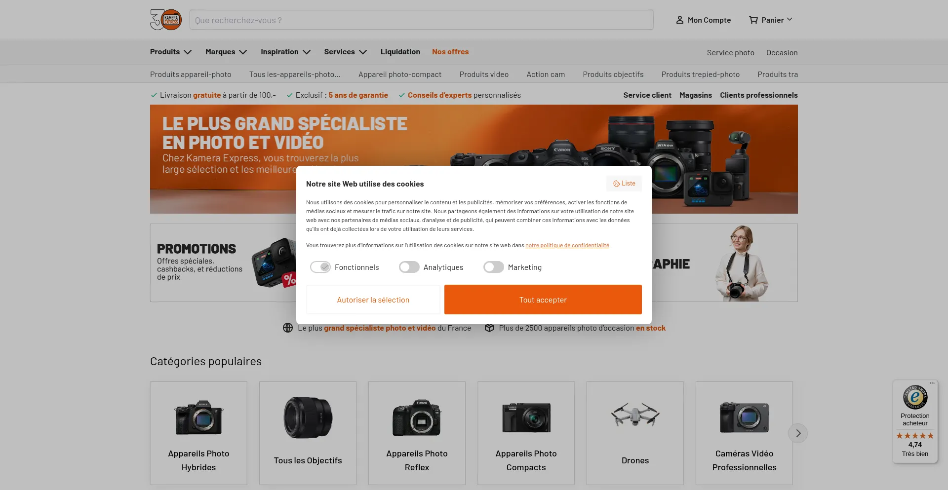 Kamera-express.fr é Seguro e Confiável?