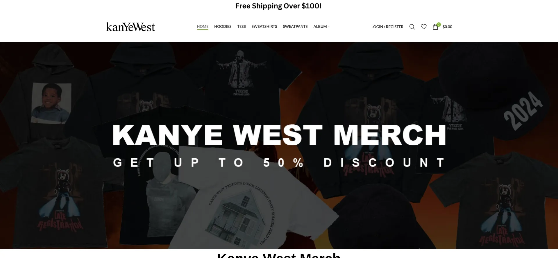 Kanyewestmerchnet.com