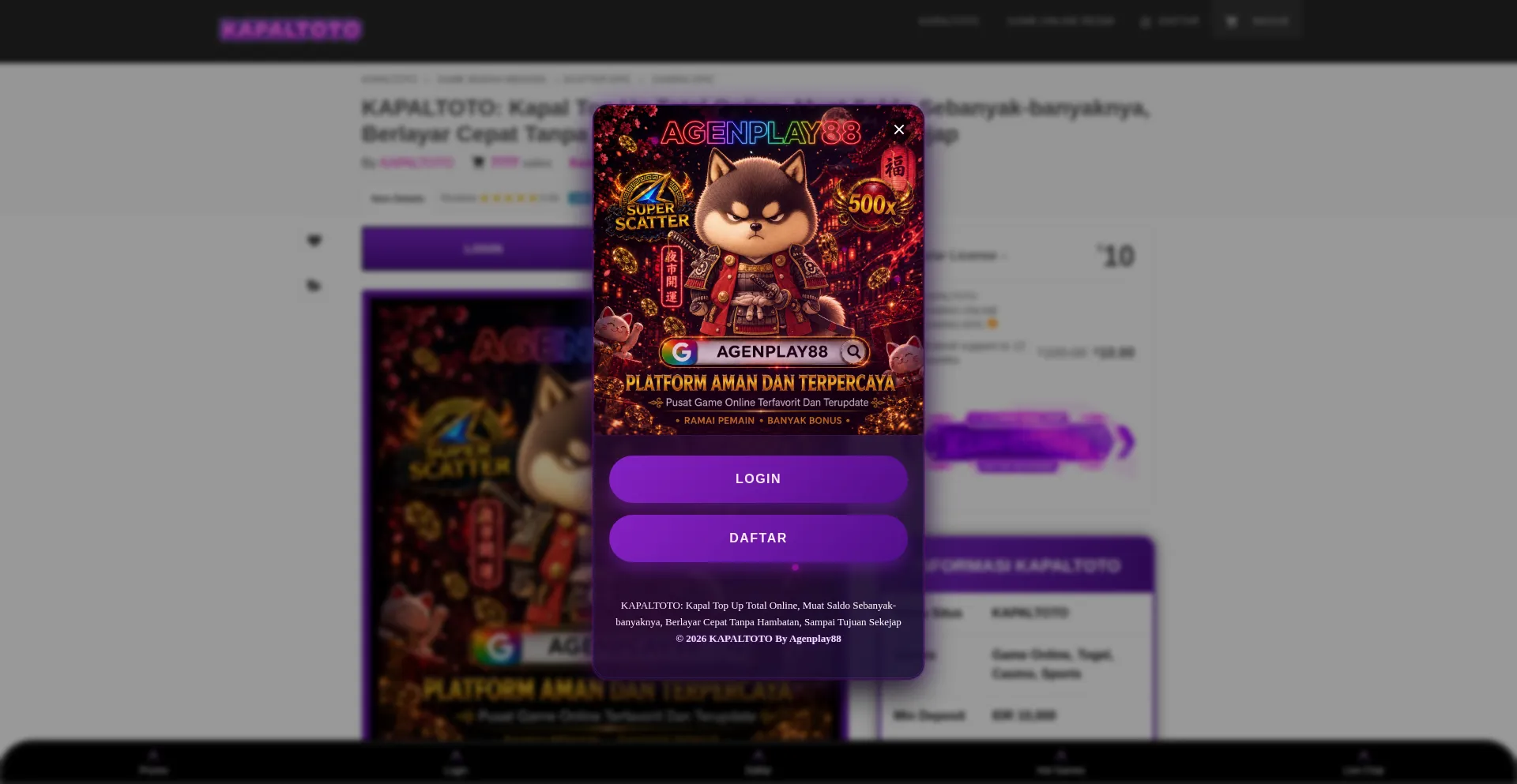 Kapal-toto.com