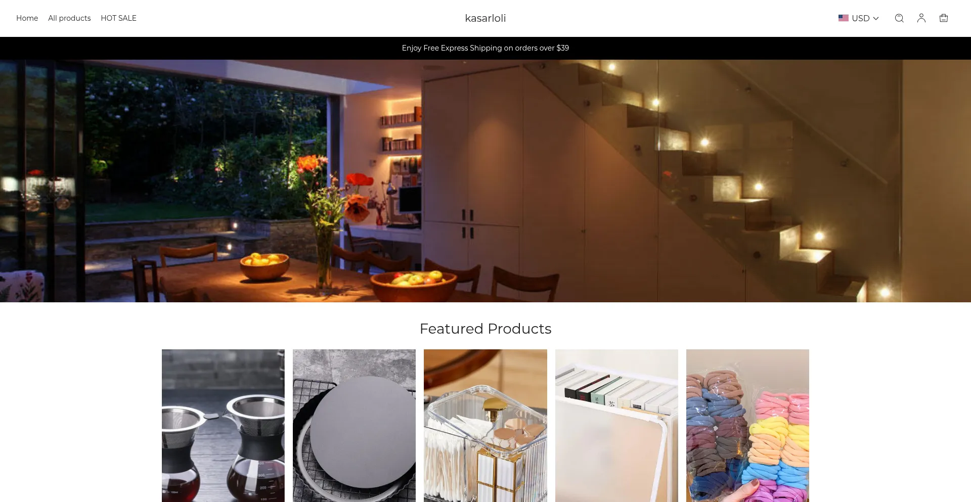 Website screenshot of Kasarloli.com