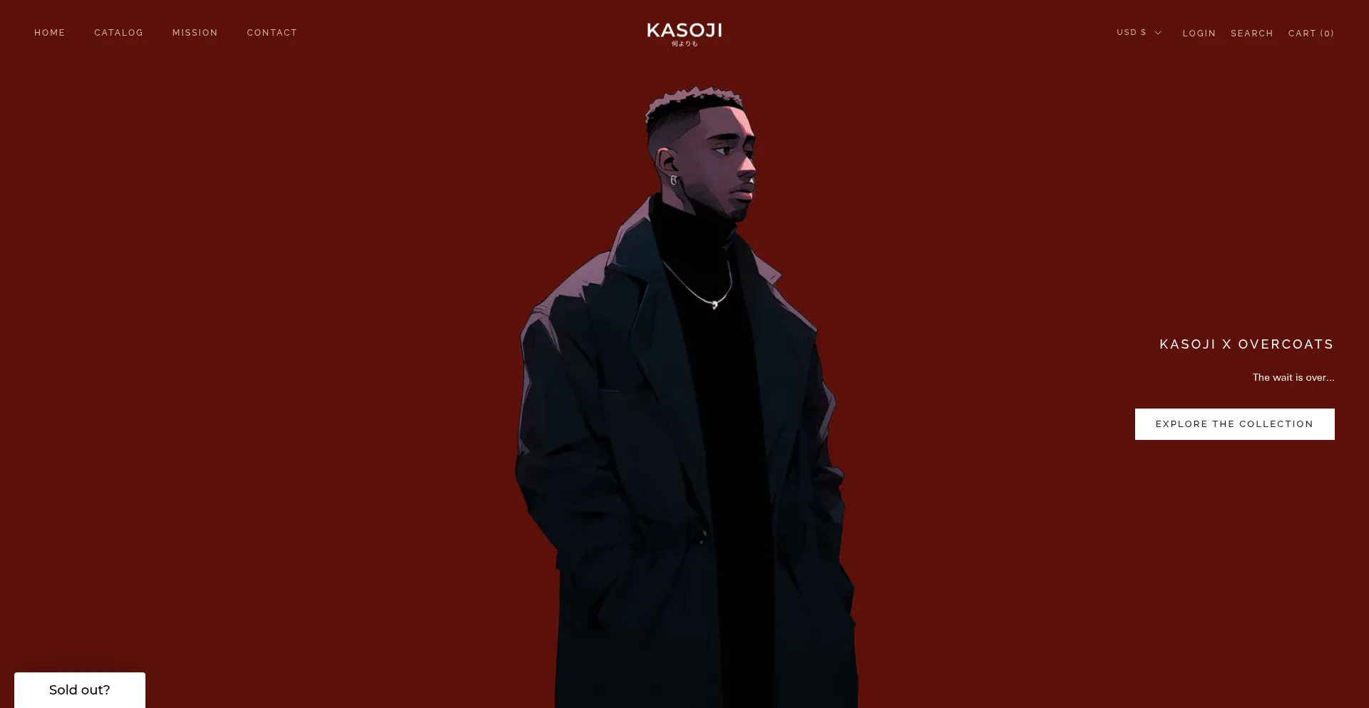 Website screenshot of Kasoji.com