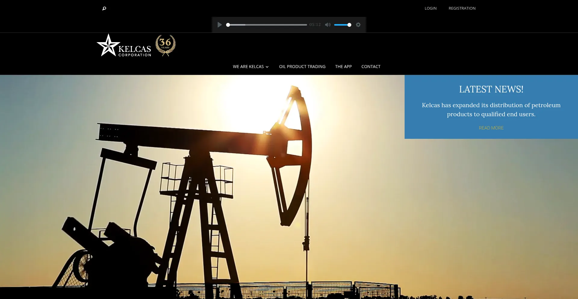Website screenshot of Kelcas.com