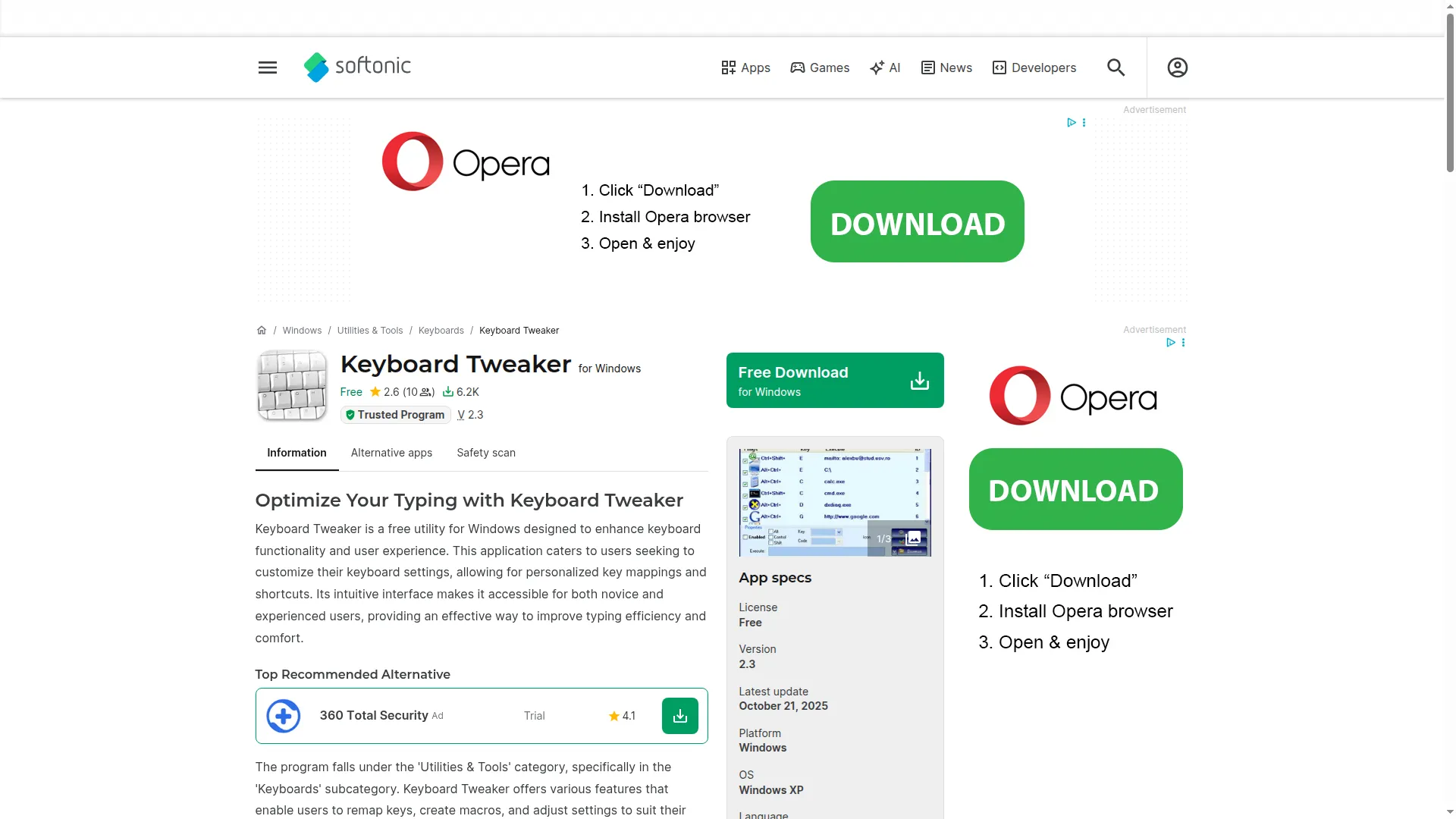 Keyboard-tweaker.en.softonic.com