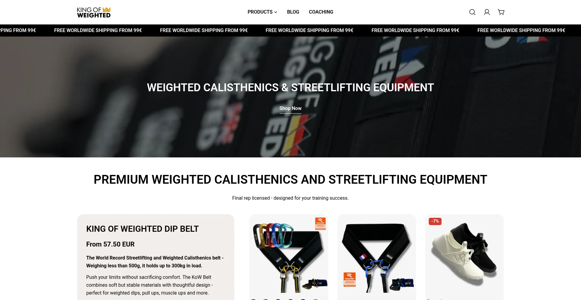 Kingofweighted.shop é Seguro e Confiável?