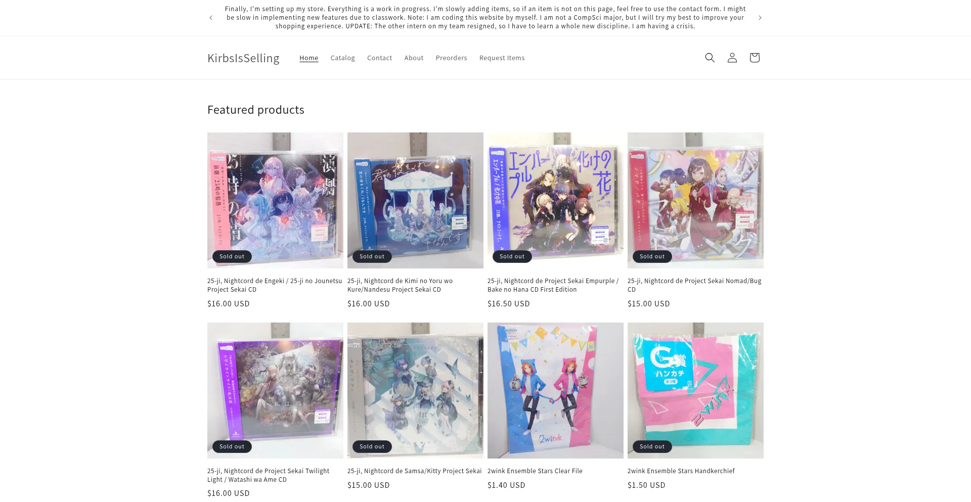 Kirbsisselling.store