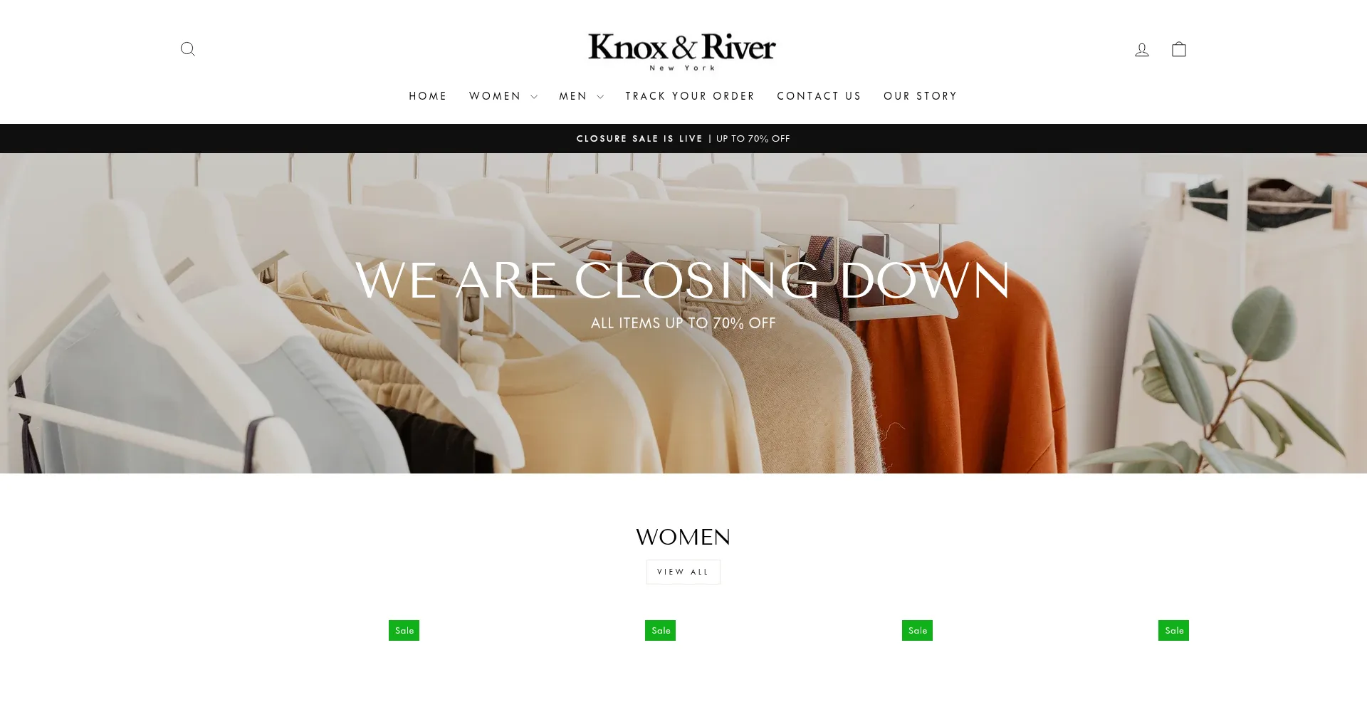 Website screenshot of Knoxandriver.com