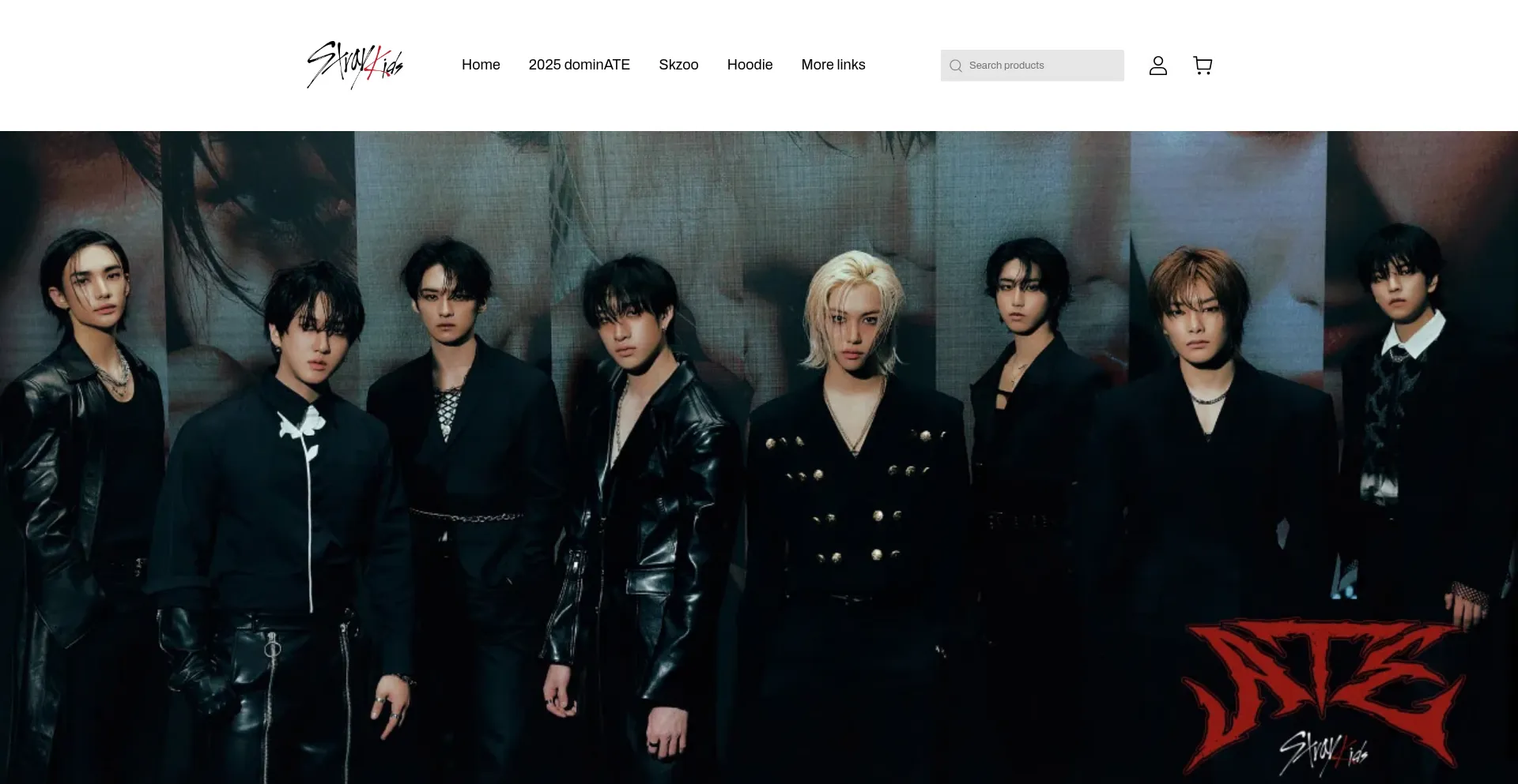 Website screenshot of Kopskzsusmerch.com
