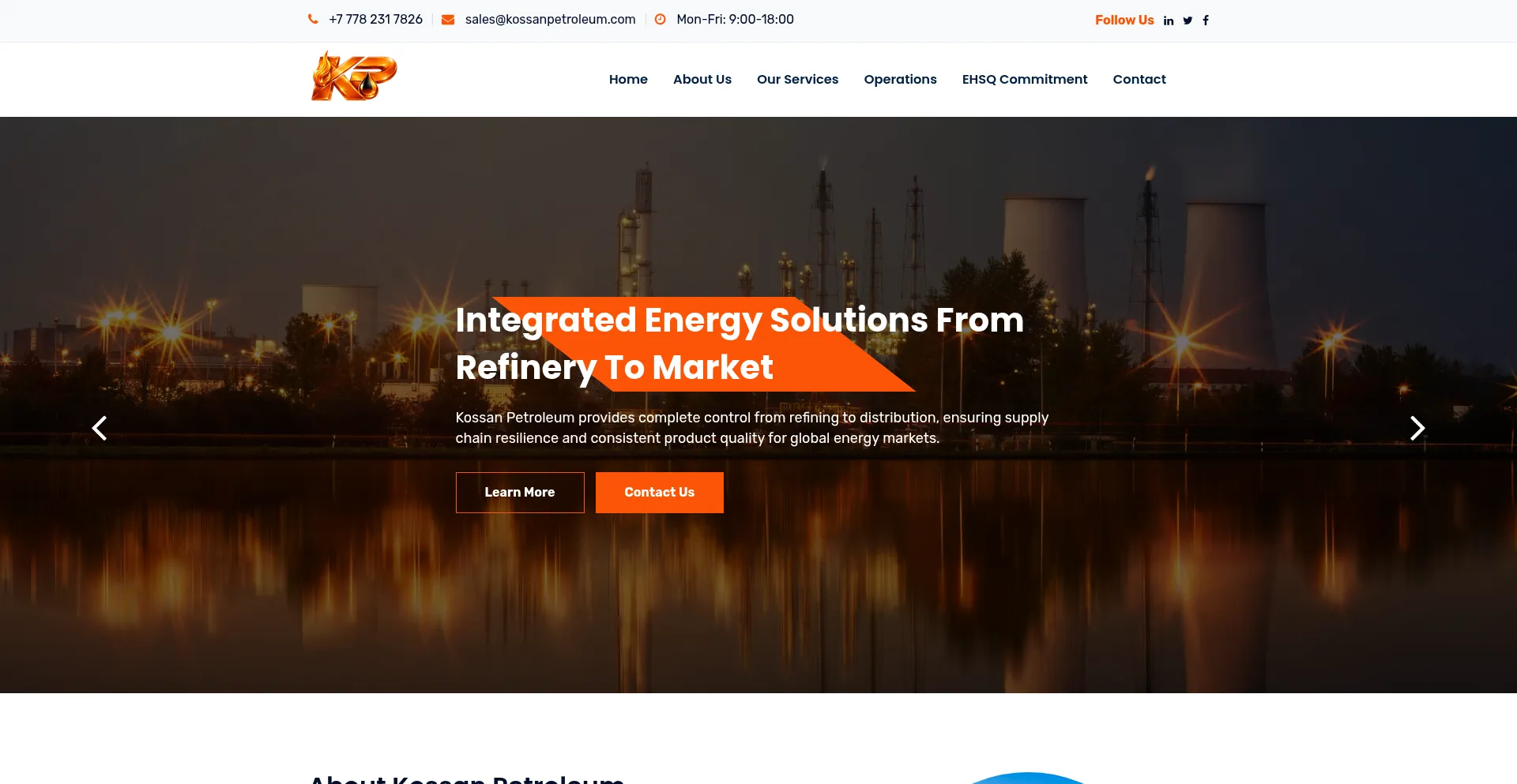 Kossanpetroleum.com