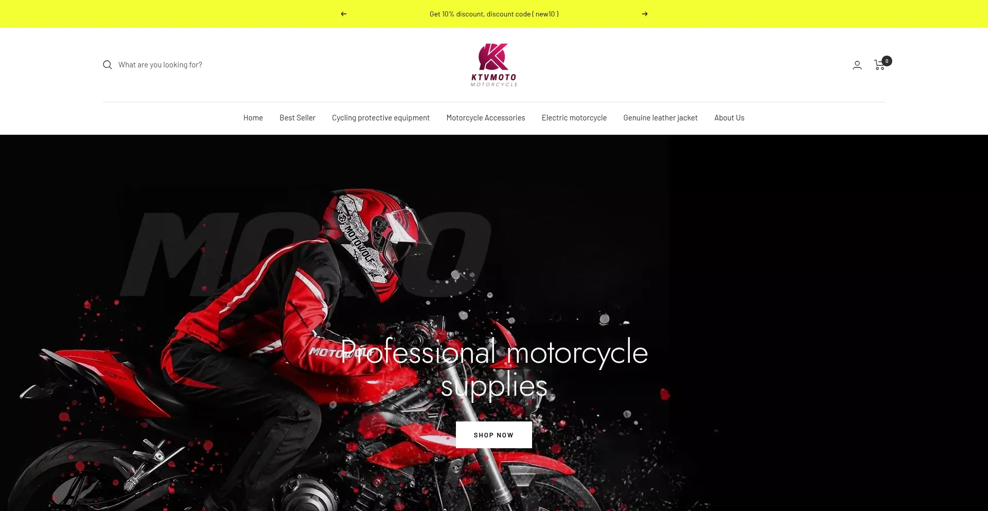 Website screenshot of Ktvmoto.com