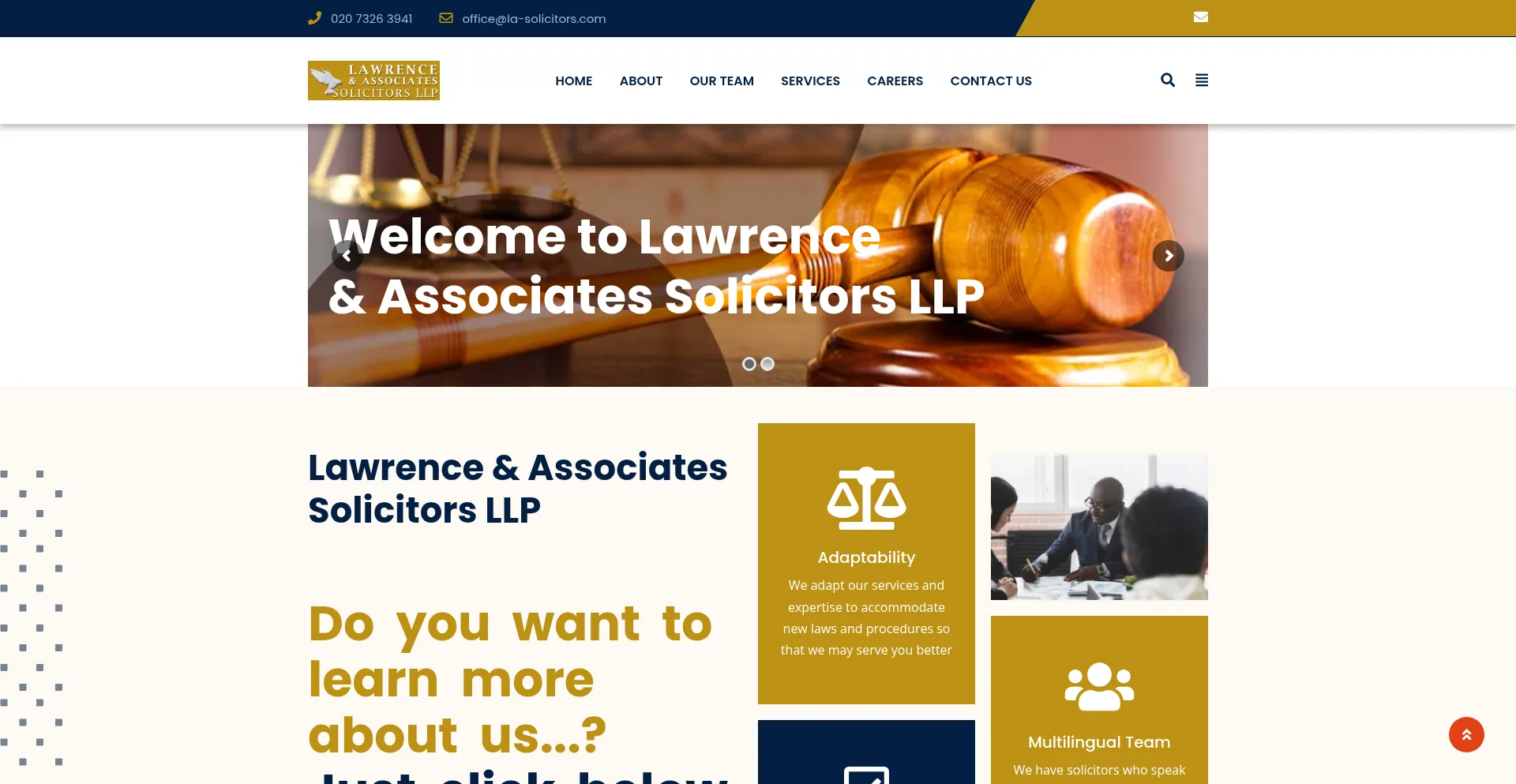 La-solicitors.com Screenshot