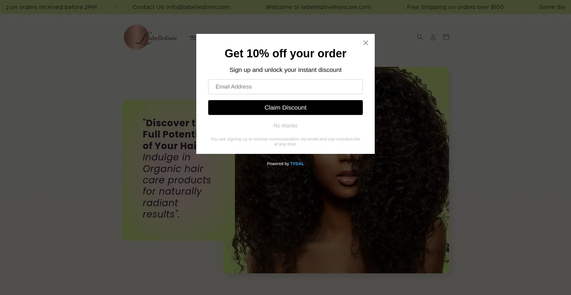 Labellediniehaircare.com