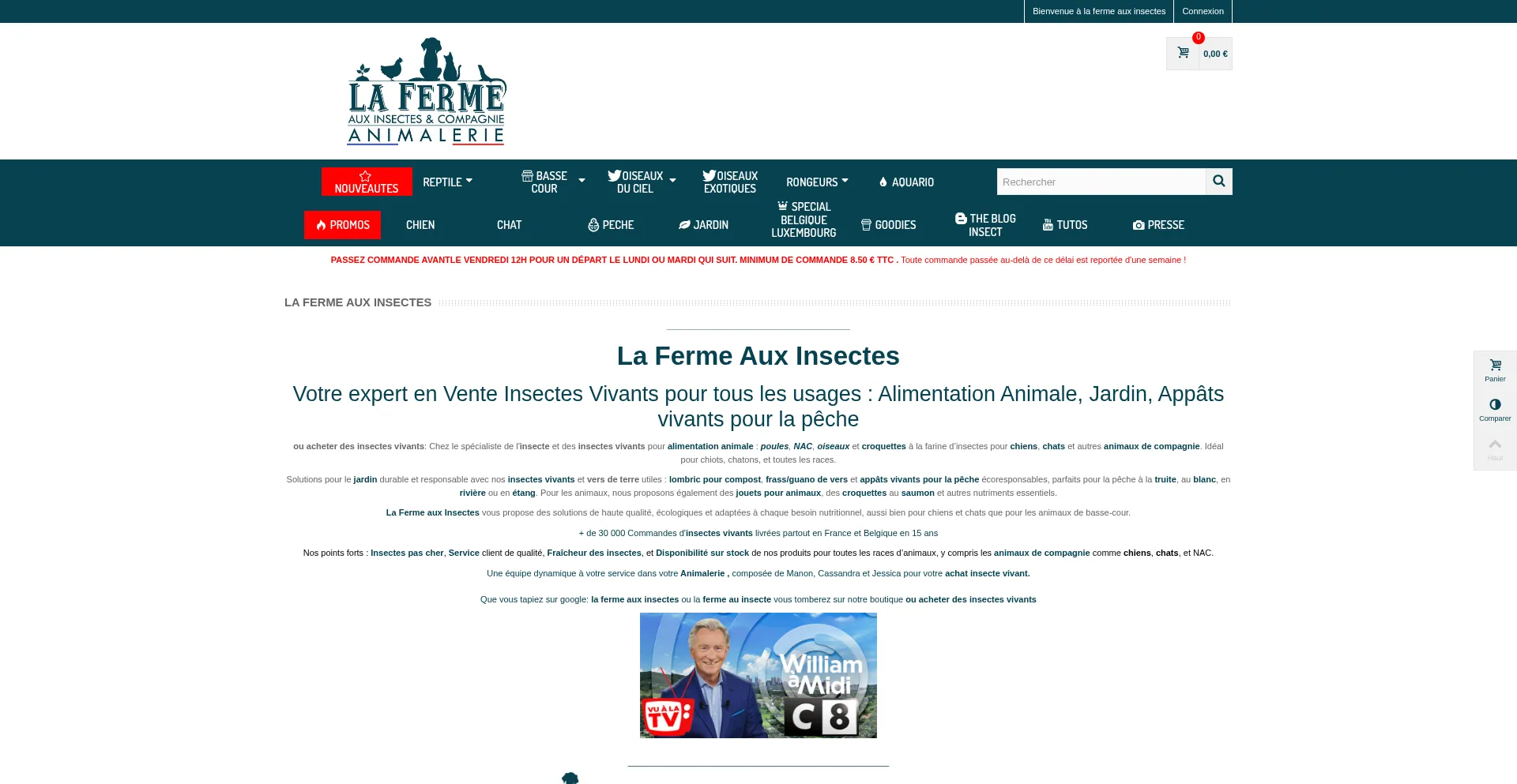 Lafermeauxinsectes.com é Seguro e Confiável?