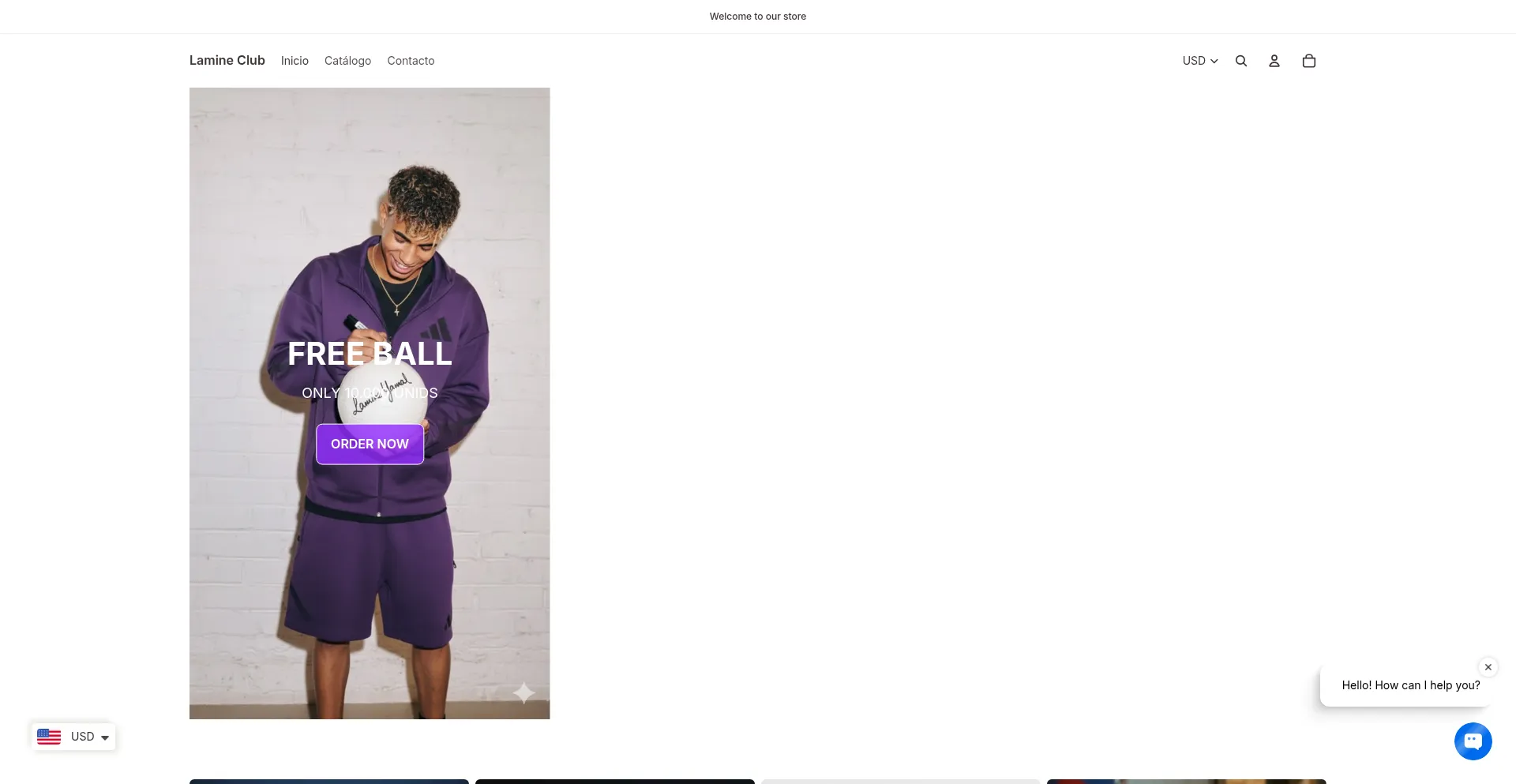 Website screenshot of Lamineclub.com