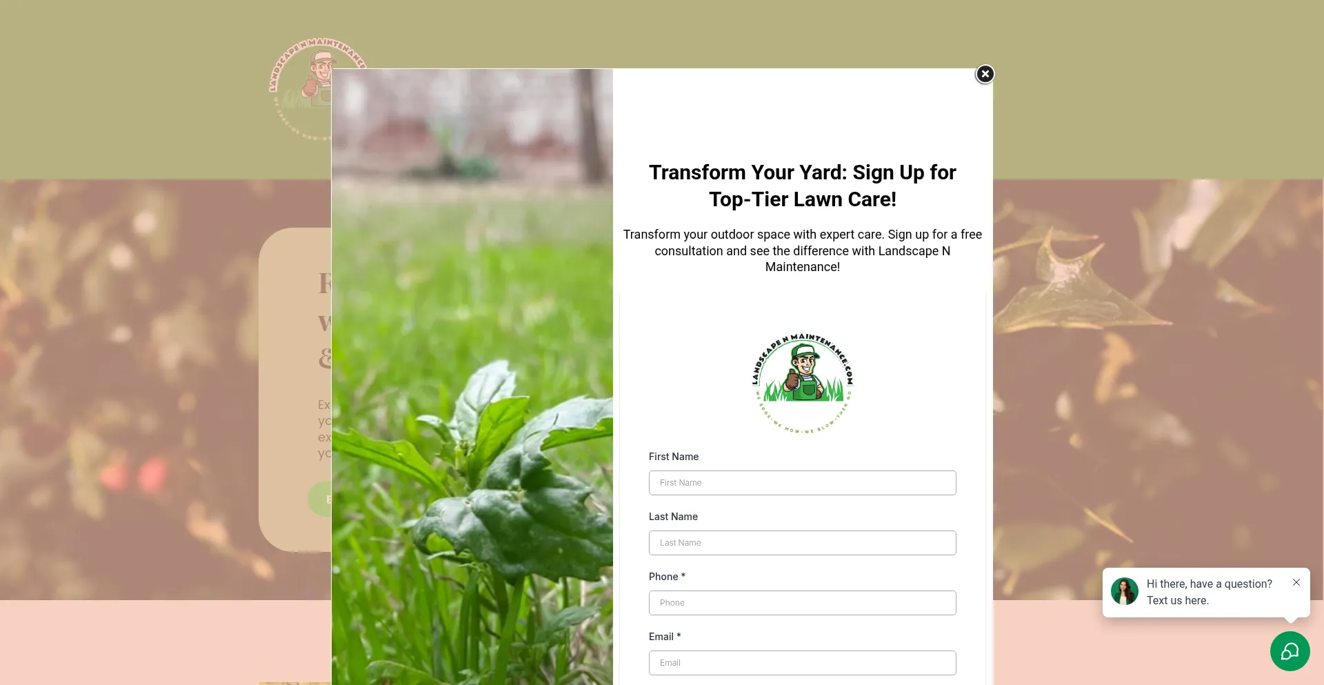 Landscapenmaintenance.com é Seguro e Confiável?