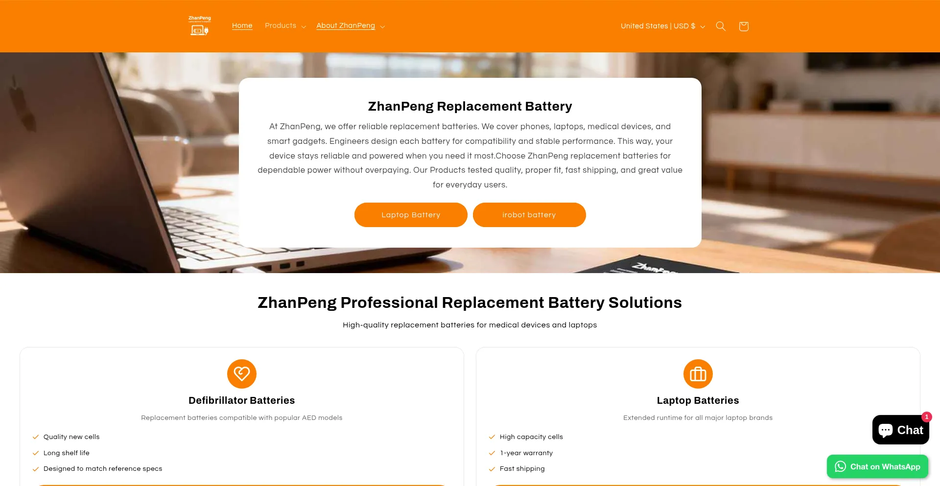 Laptopbatteriesadapters.com