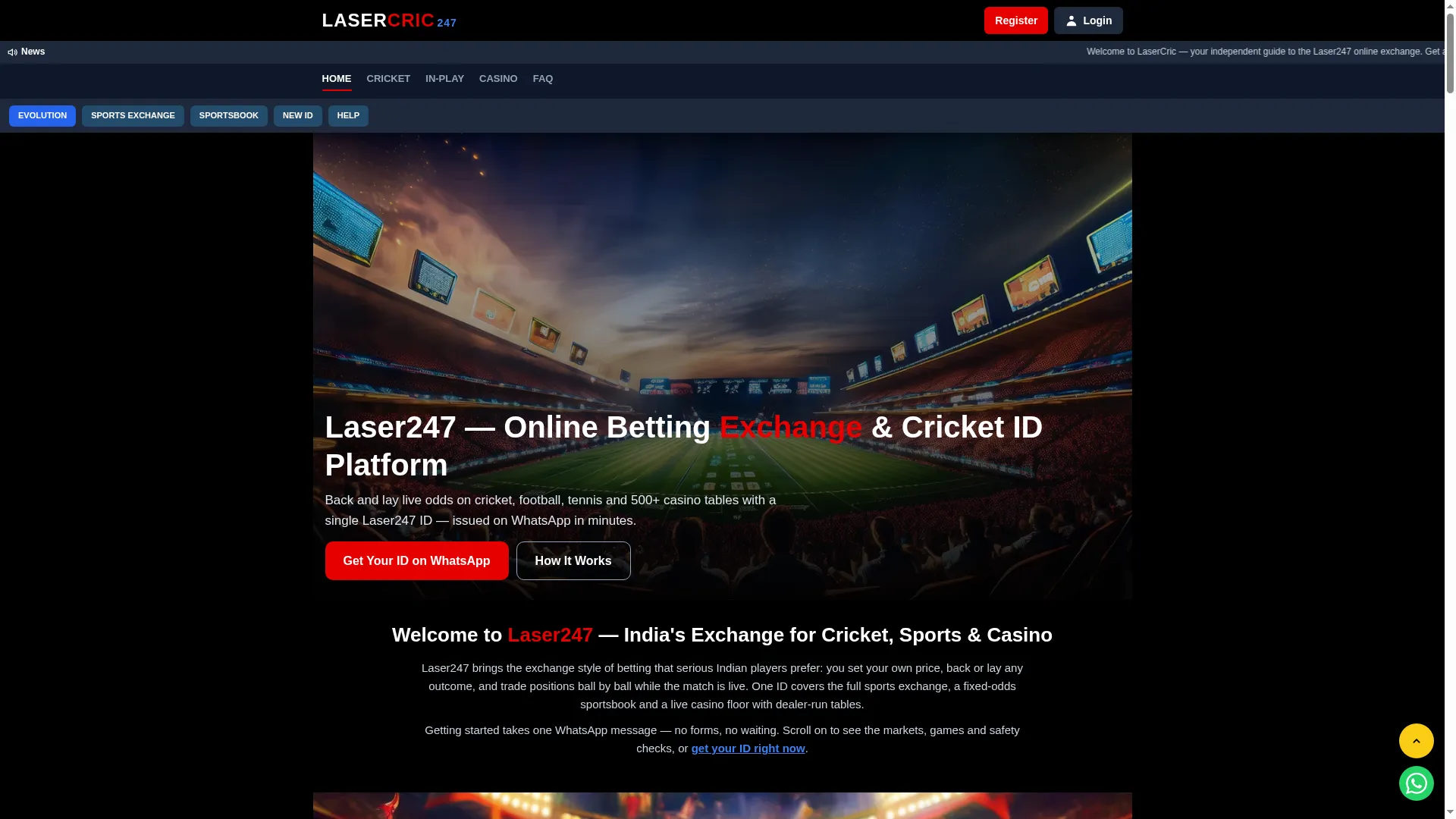 Lasercric.in