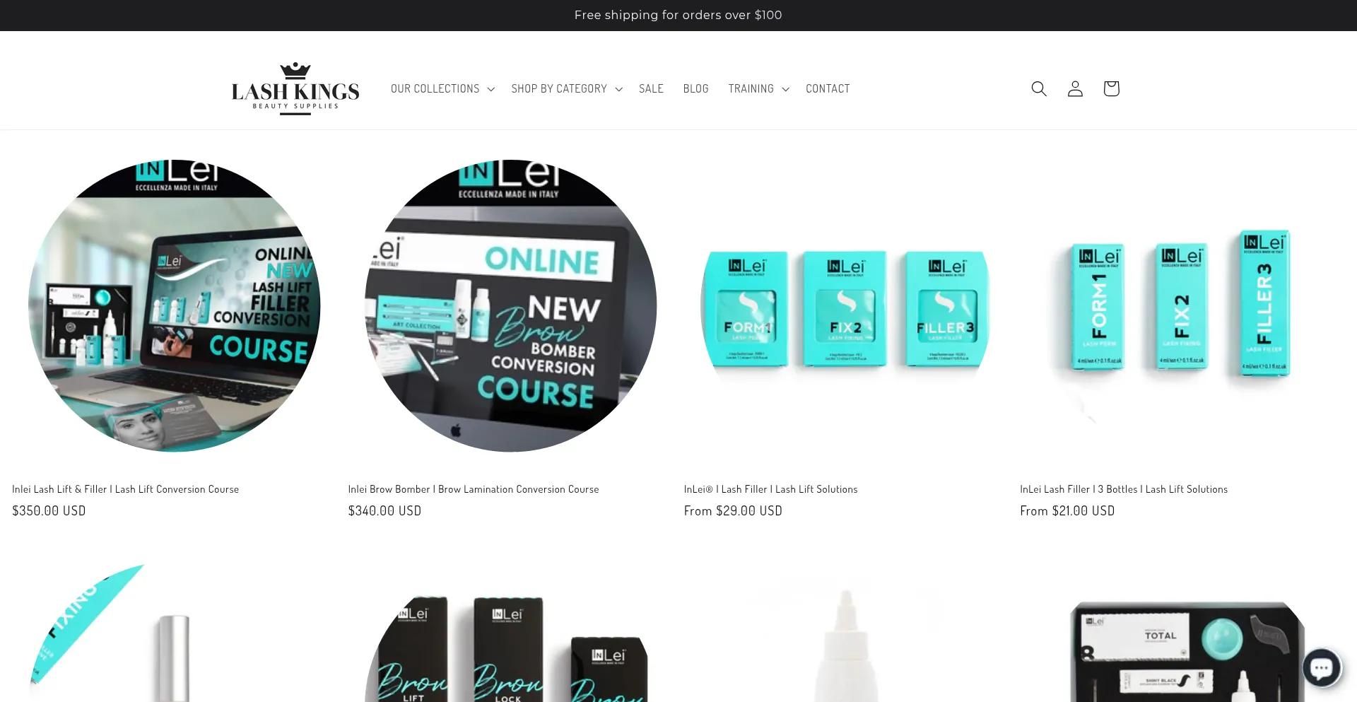Website screenshot of Lashkings.com