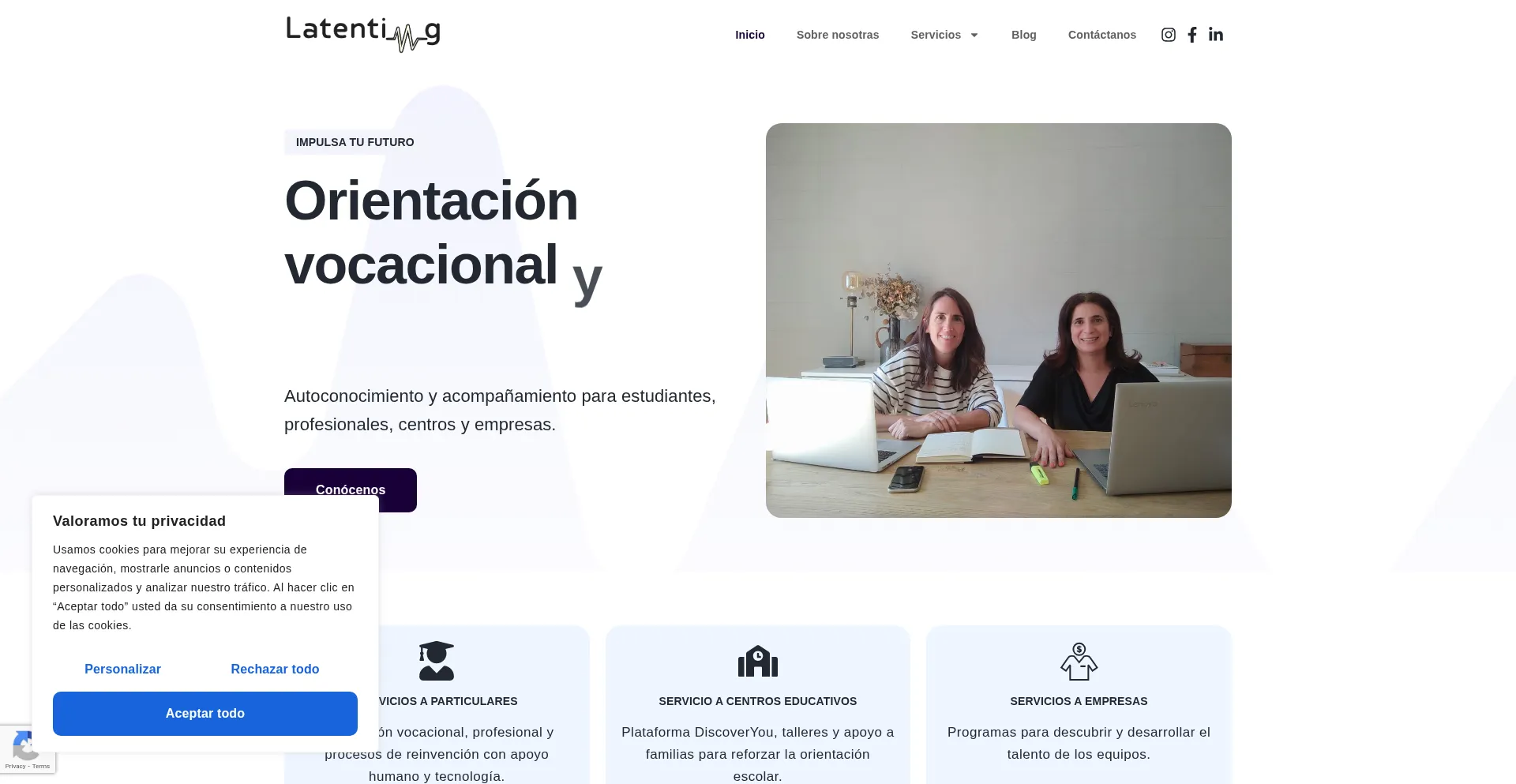 Latenting.com Screenshot