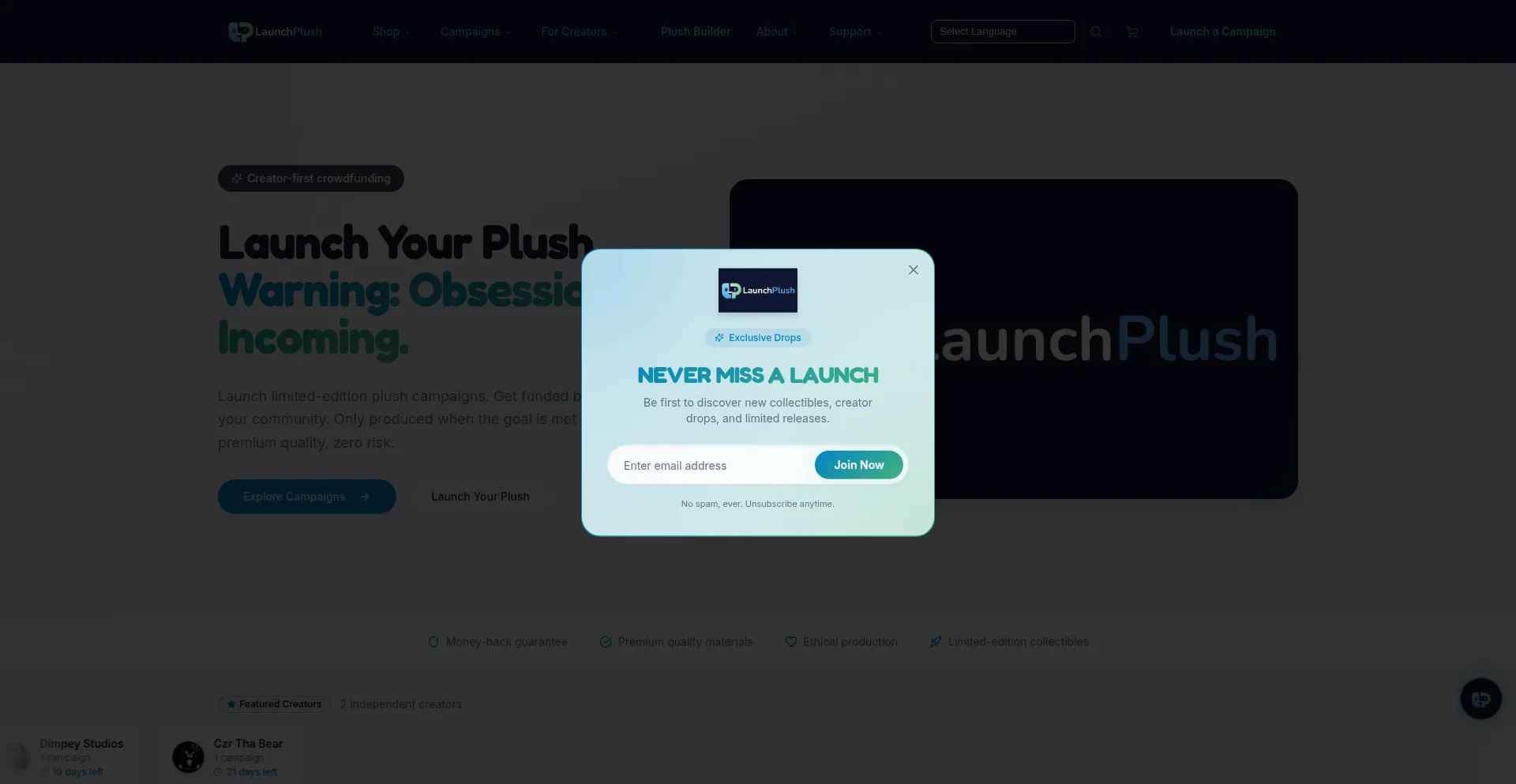 Launchplush.com