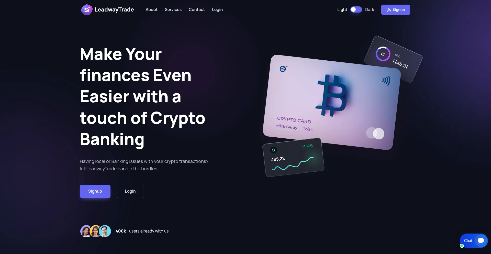Website screenshot of Leadwaytrade.com